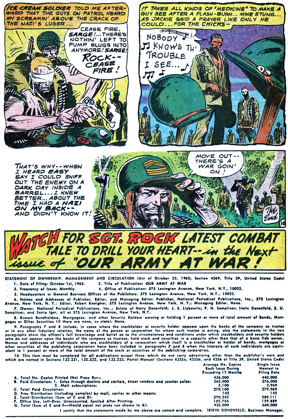 Read online Our Army at War (1952) comic -  Issue #169 - 22