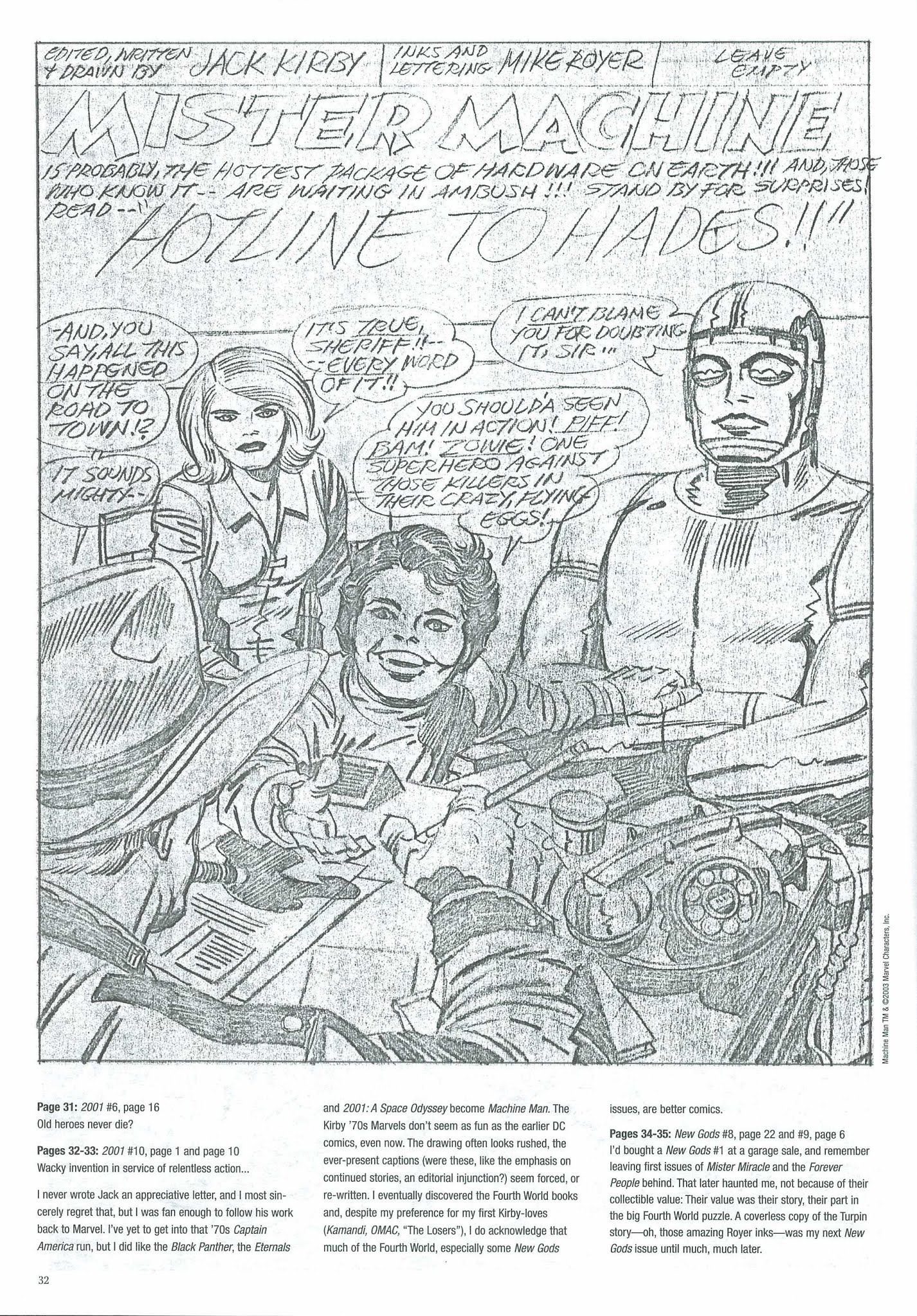 Read online The Jack Kirby Collector comic -  Issue #39 - 34