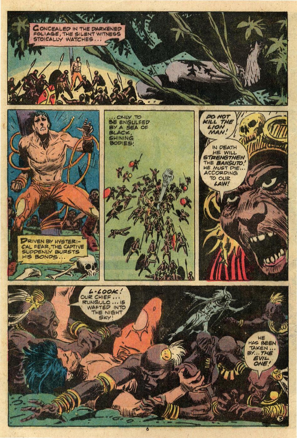 Read online Tarzan (1972) comic -  Issue #231 - 6
