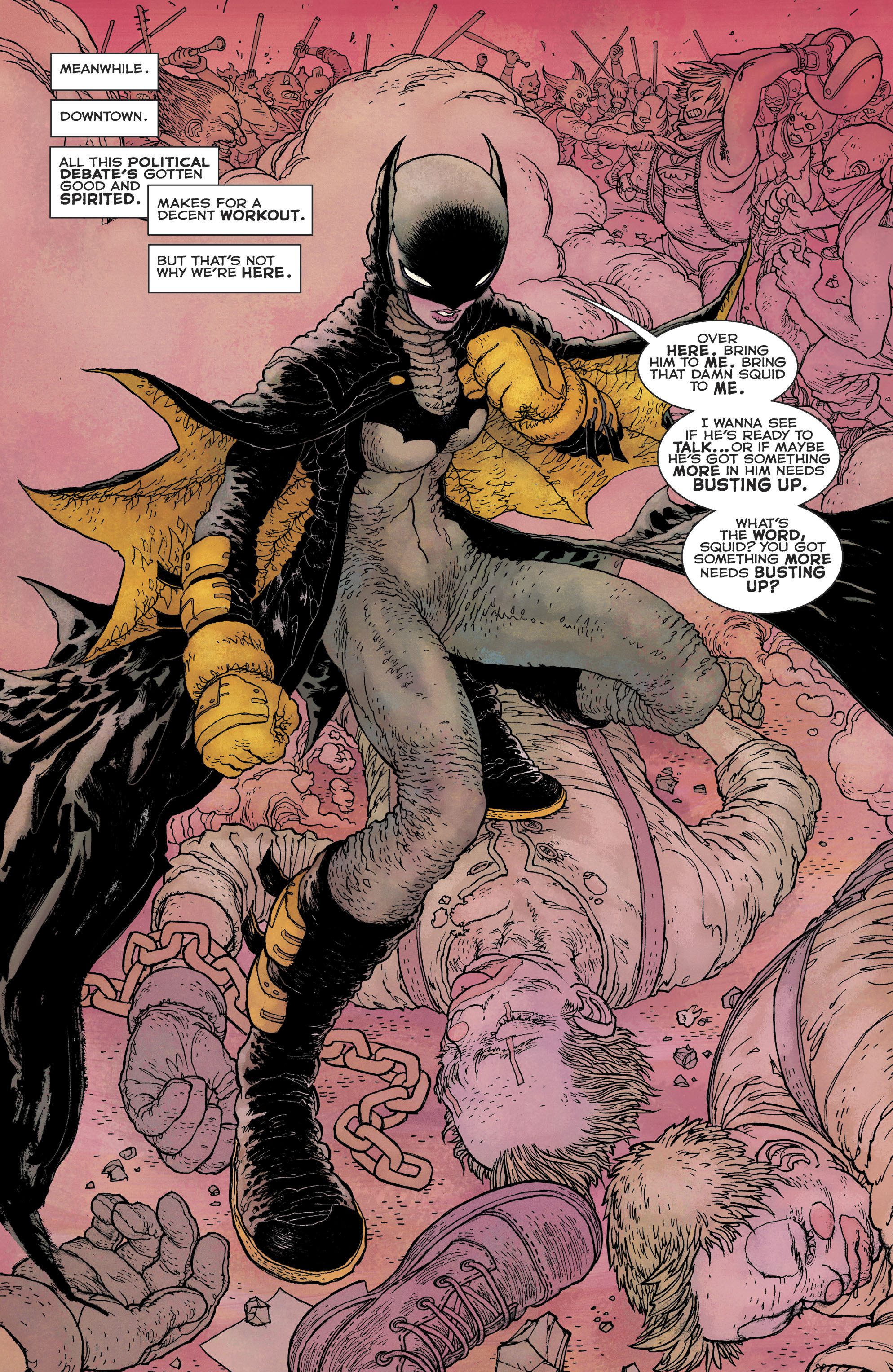 Read online Dark Knight Returns: The Golden Child comic -  Issue # Full - 16