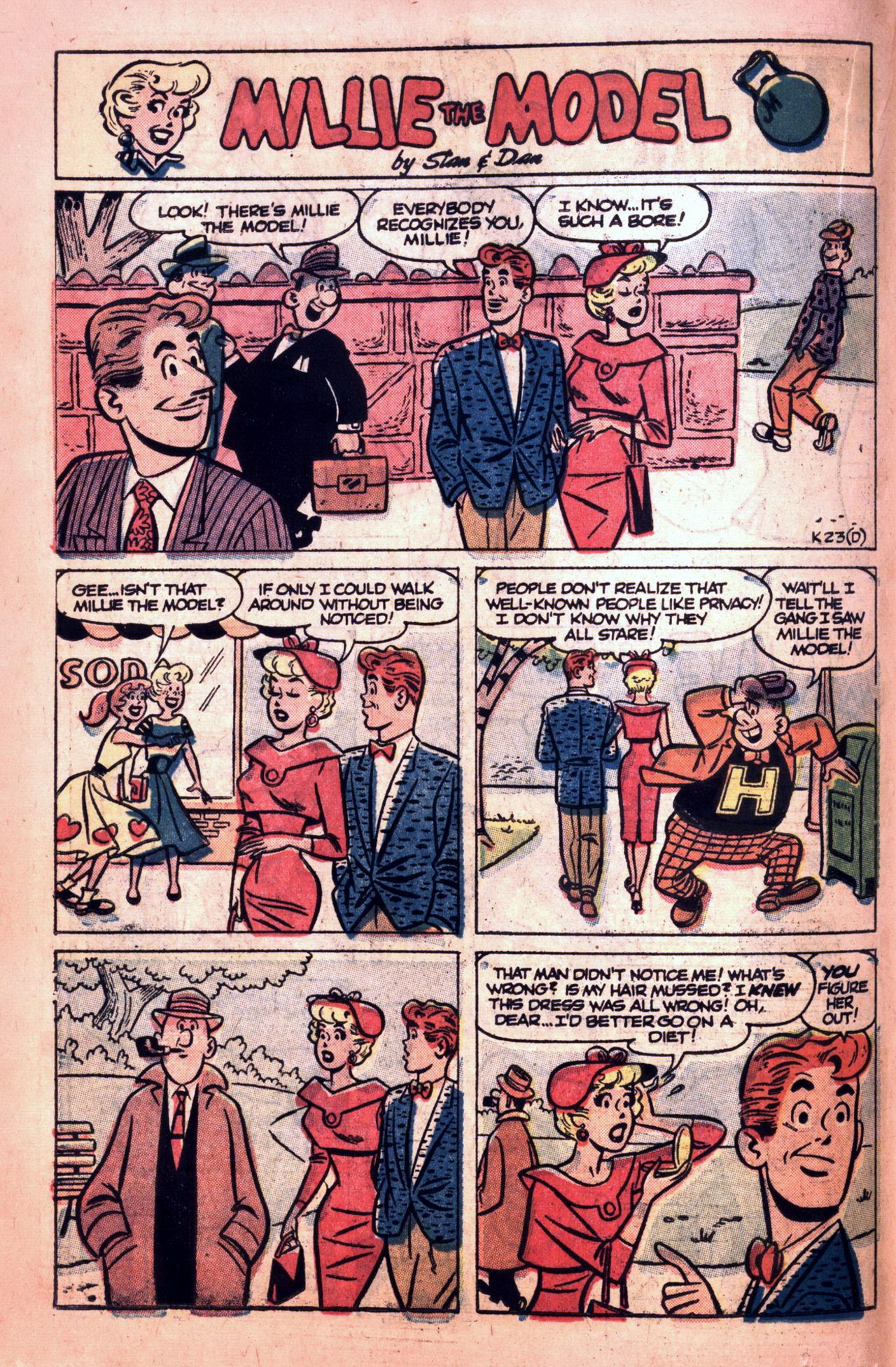 Read online Millie the Model comic -  Issue #70 - 18