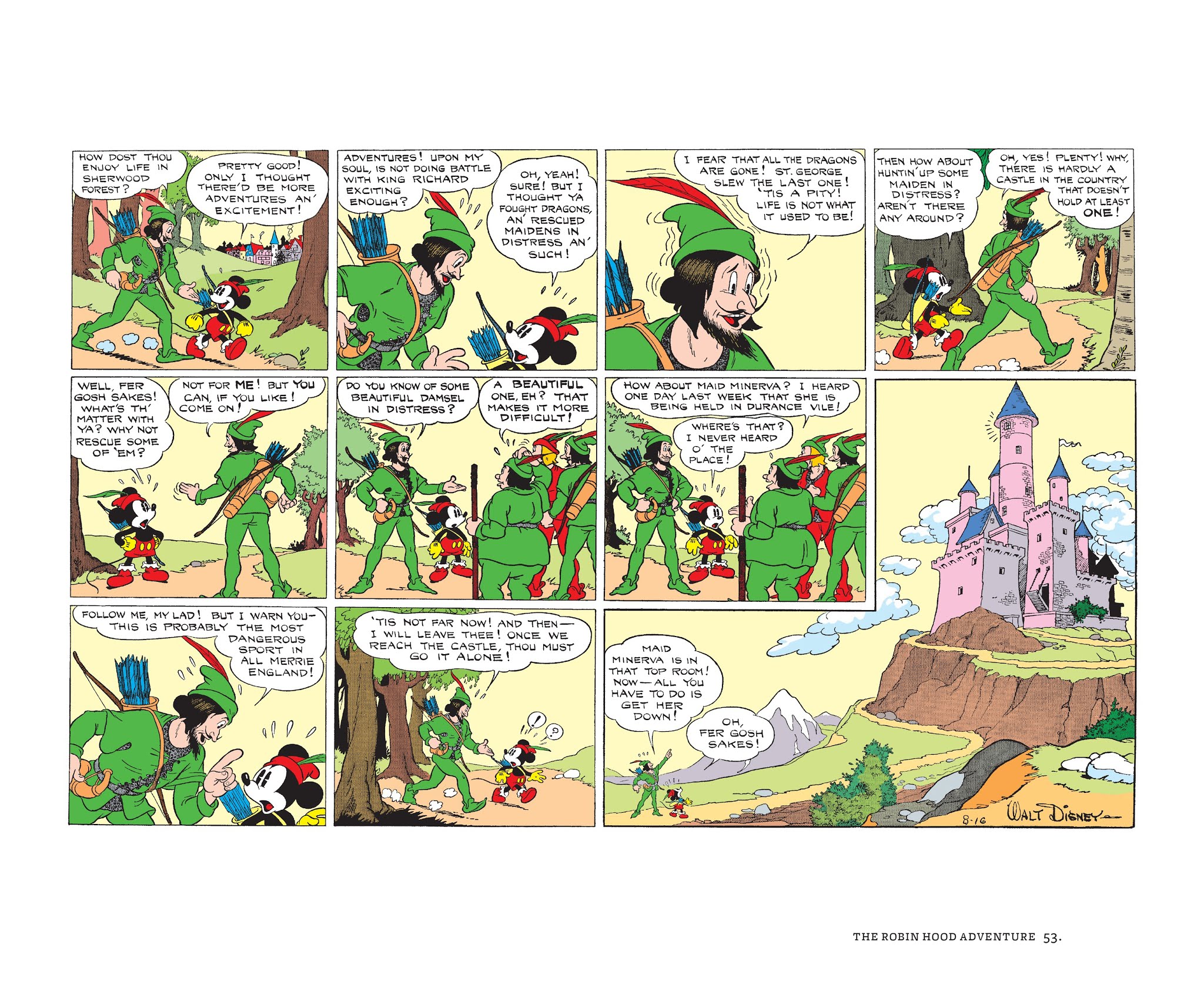 Read online Walt Disney's Mickey Mouse Color Sundays comic -  Issue # TPB 2 (Part 1) - 53