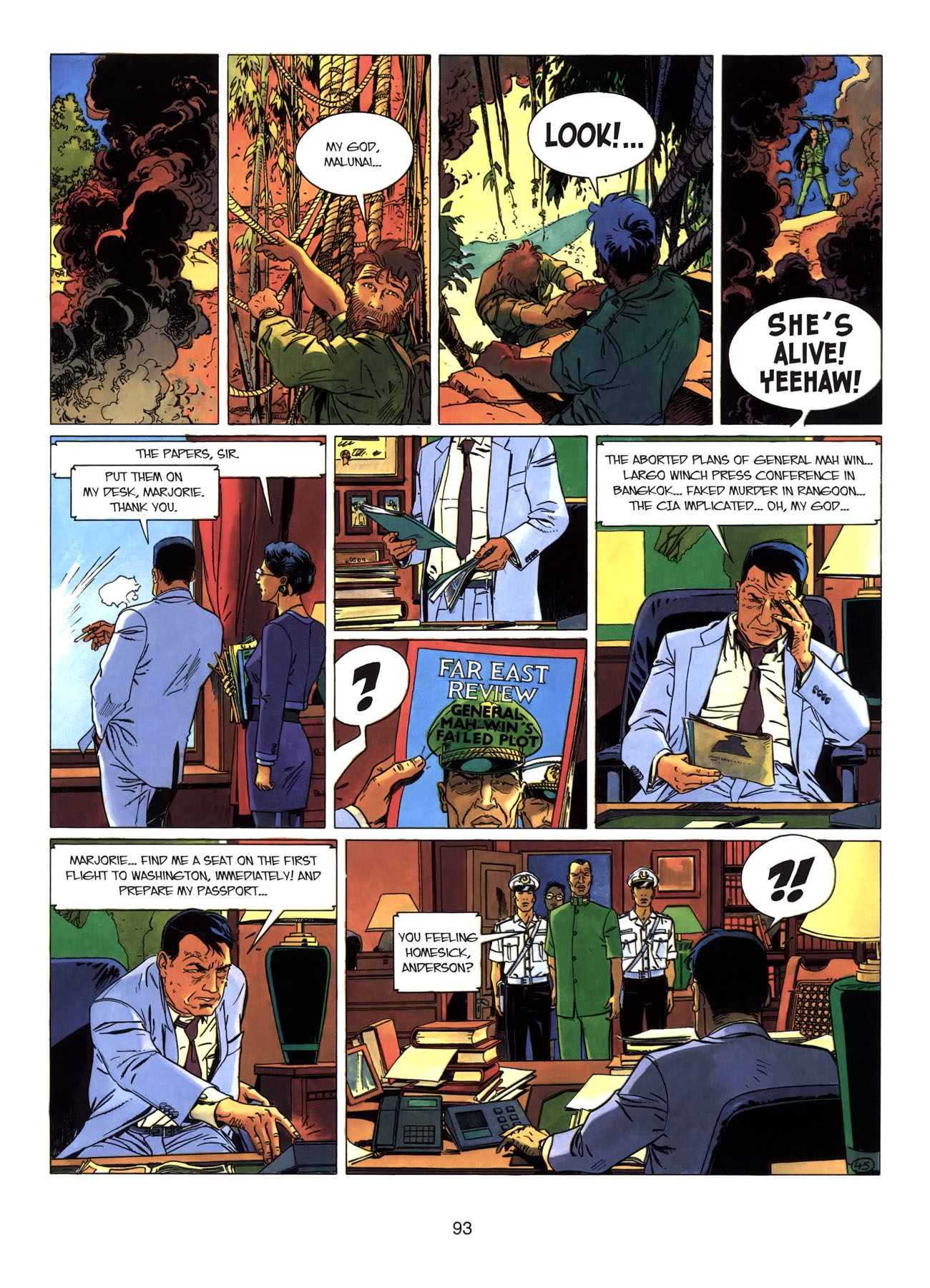 Read online Largo Winch comic -  Issue # TPB 4 - 94