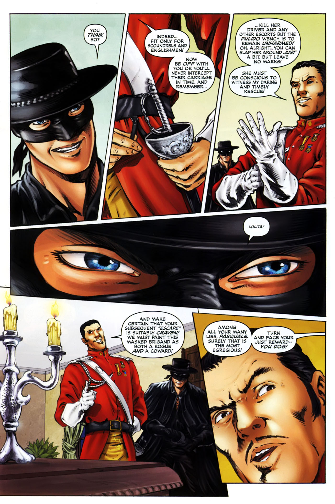 Read online Zorro (2008) comic -  Issue #13 - 18