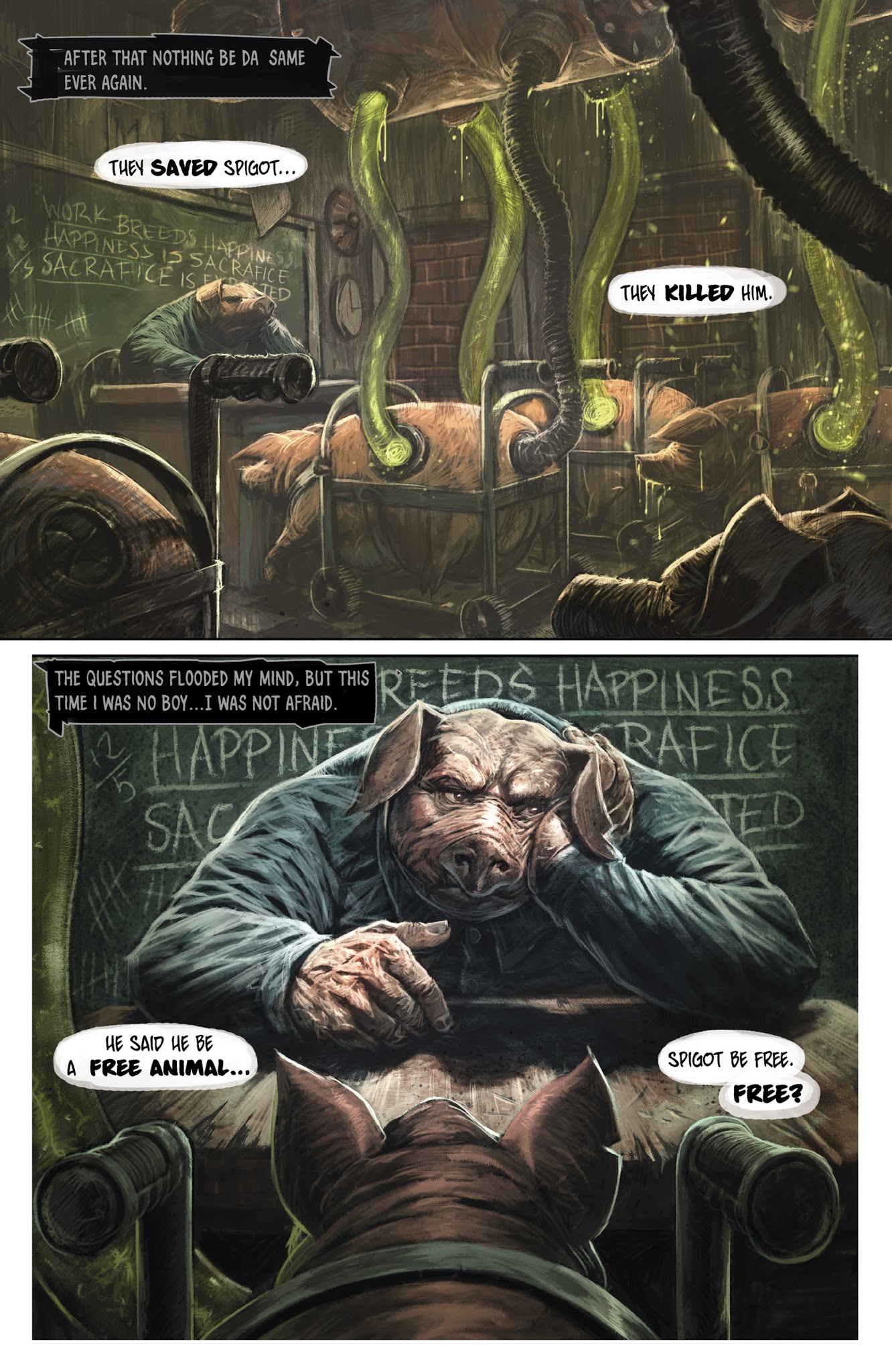 Read online Oink: Heaven's Butcher comic -  Issue # TPB - 24