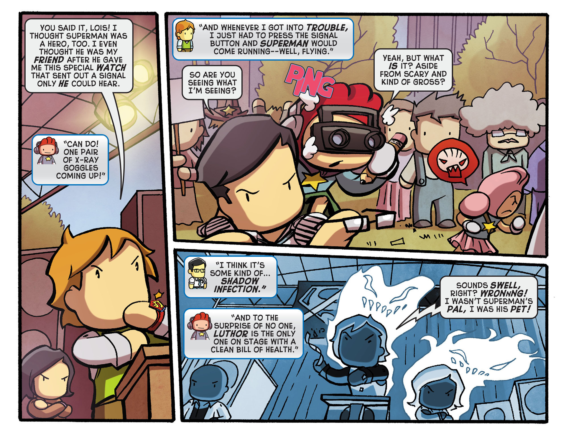 Read online Scribblenauts Unmasked: A Crisis of Imagination comic -  Issue #3 - 7