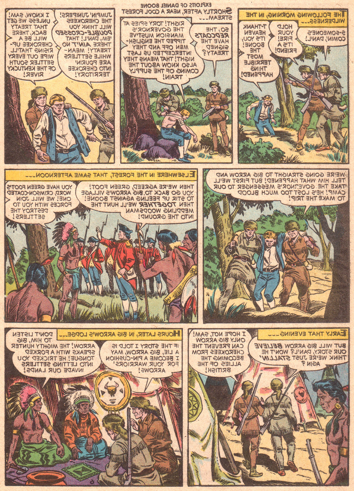 Read online Exploits of Daniel Boone comic -  Issue #5 - 8