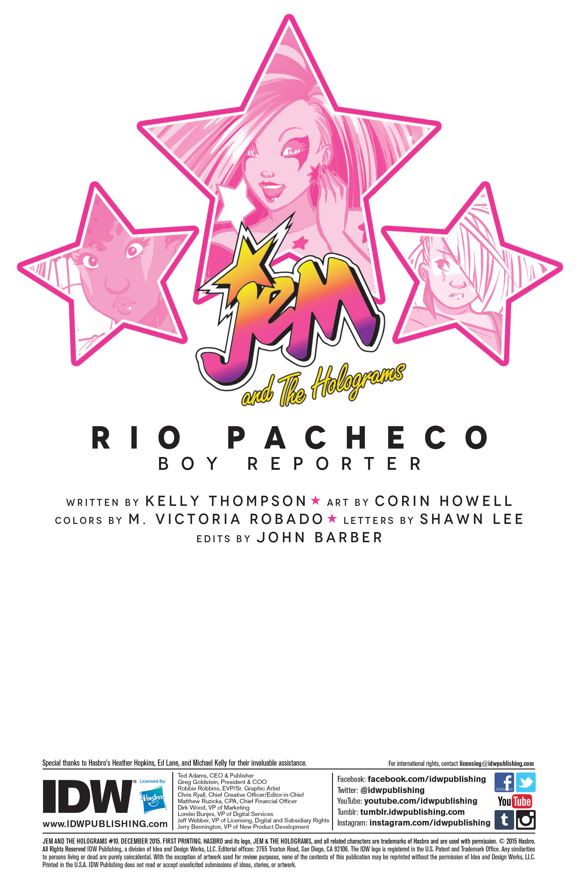Read online Jem and The Holograms comic -  Issue #10 - 2