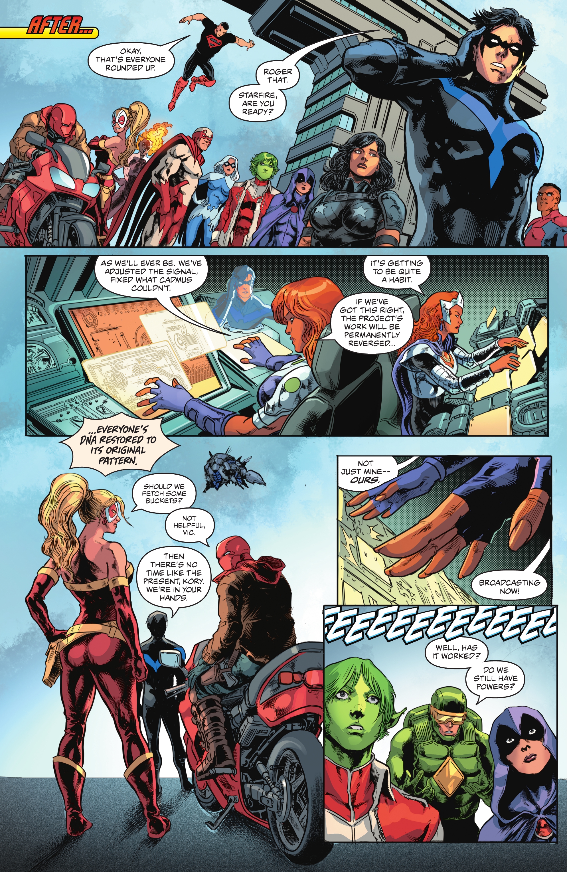 Read online Titans United comic -  Issue #7 - 22