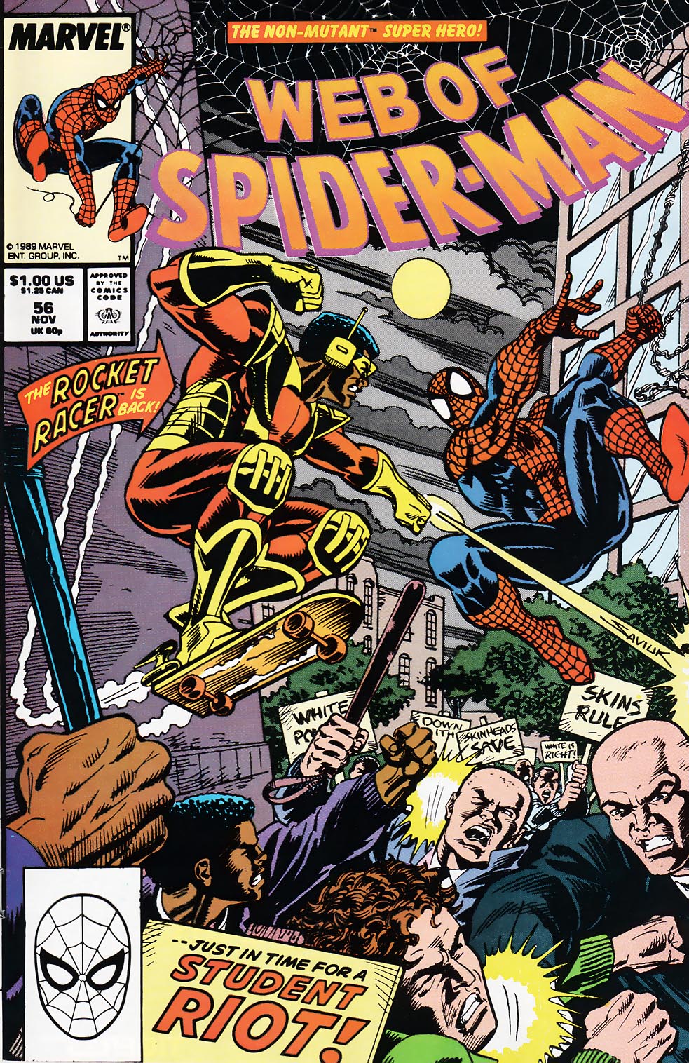 Read online Web of Spider-Man (1985) comic -  Issue #56 - 1