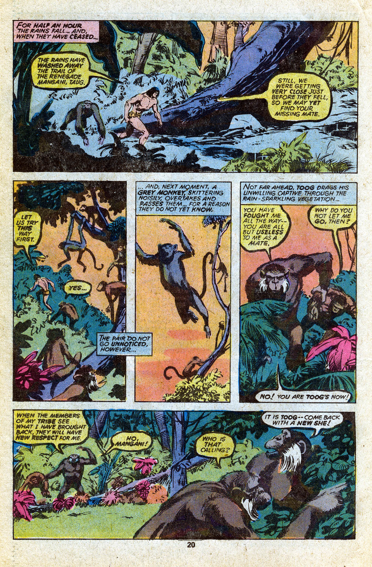 Read online Tarzan (1977) comic -  Issue #14 - 21