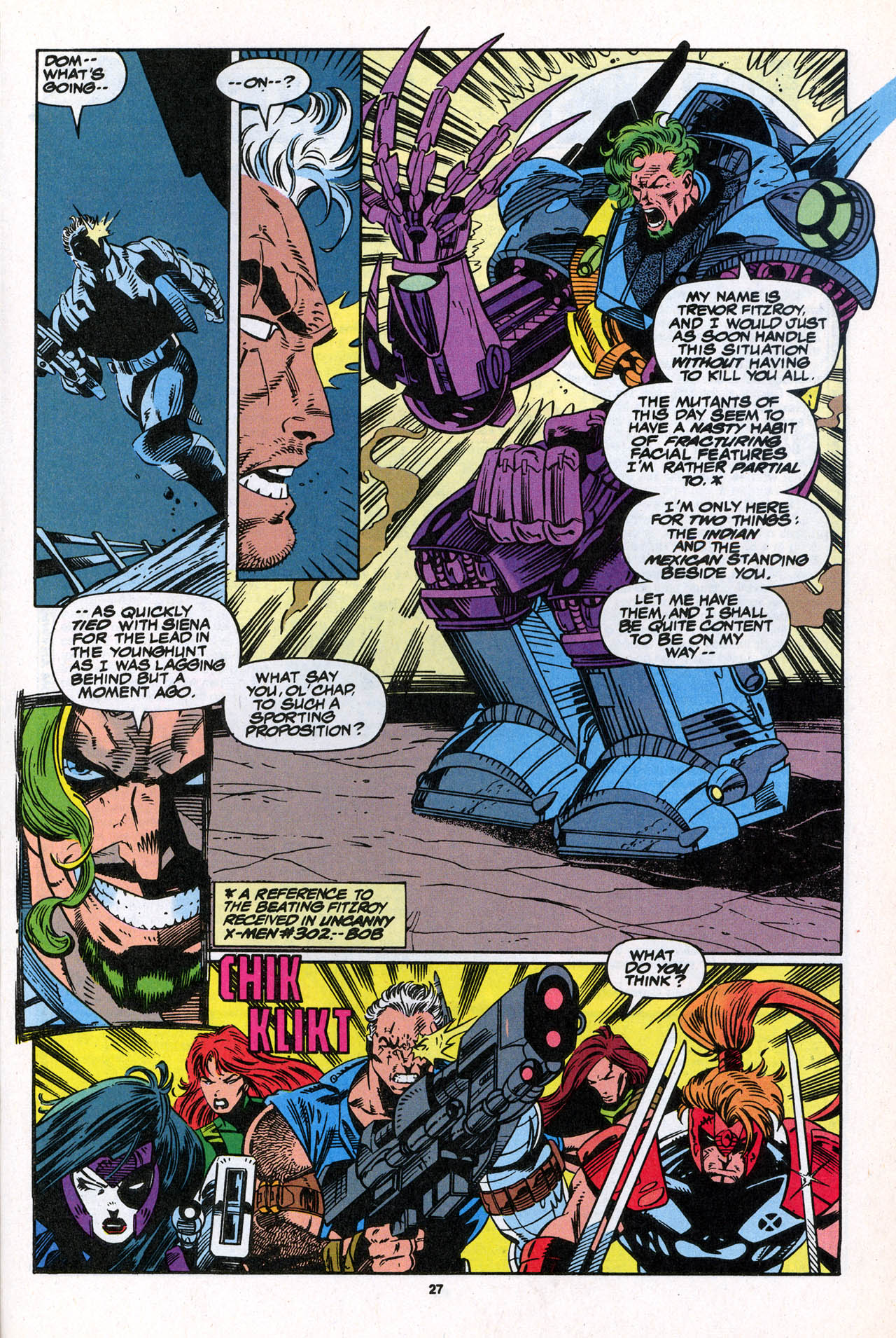 Read online X-Force (1991) comic -  Issue #32 - 26