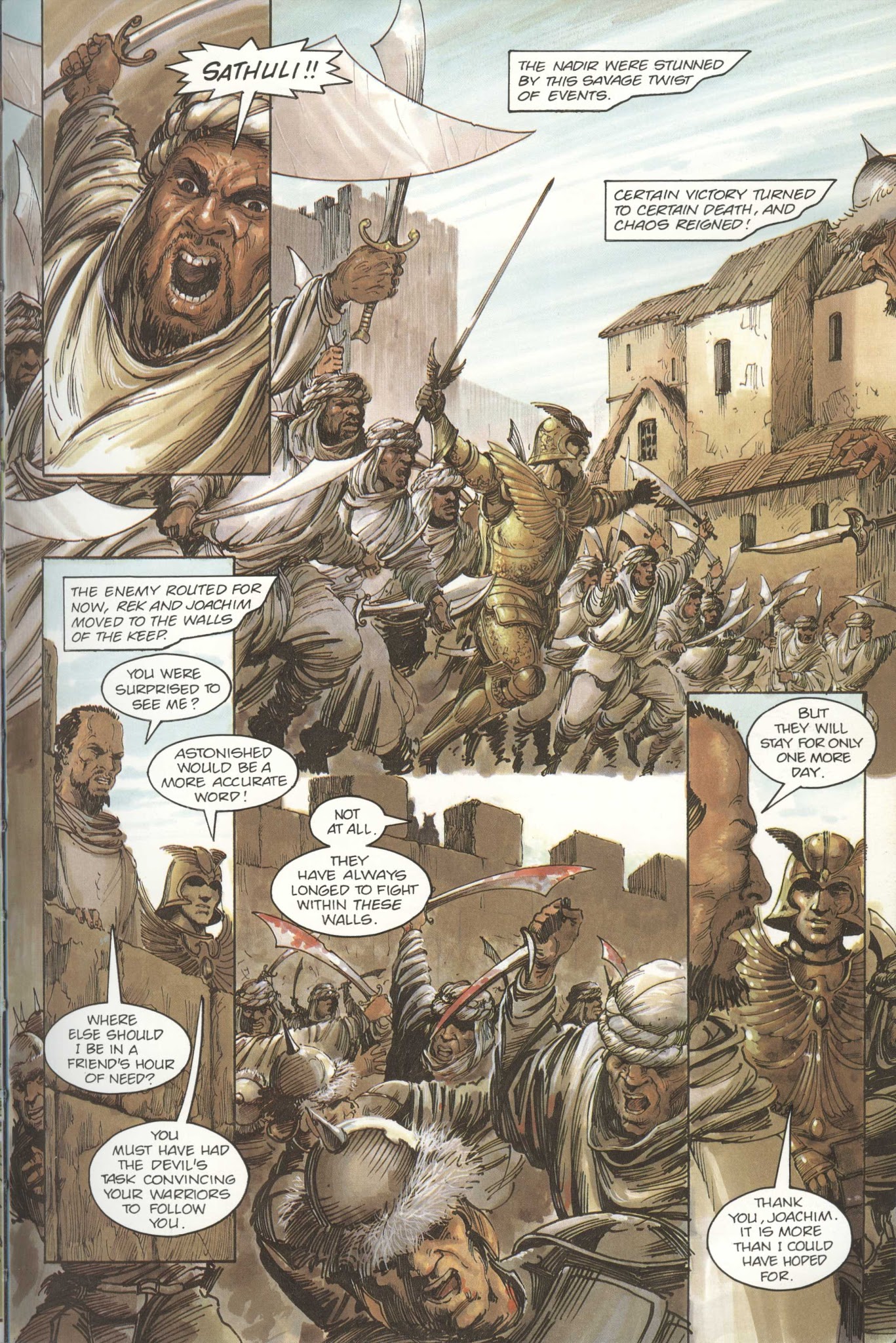 Read online David Gemmell's Legend: A Graphic Novel comic -  Issue # TPB - 88