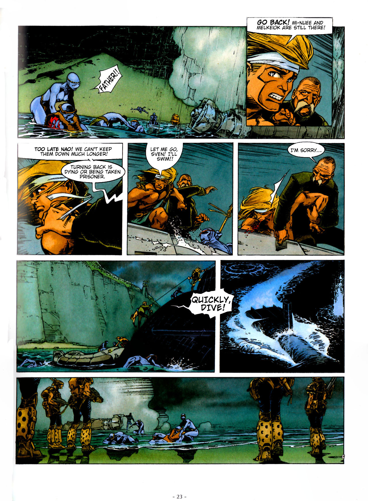 Read online Aquablue comic -  Issue #4 - 24