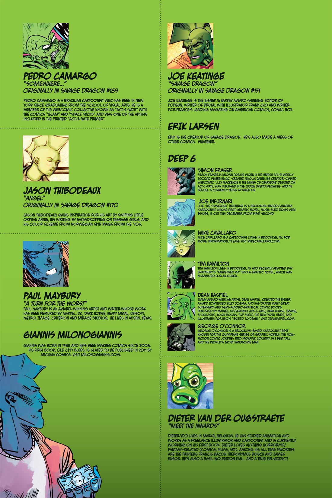 Read online Twisted Savage Dragon Funnies comic -  Issue # TPB - 144