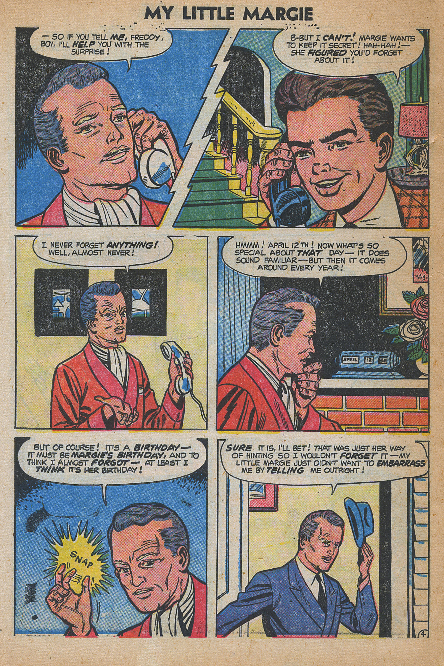 Read online My Little Margie (1954) comic -  Issue #1 - 6