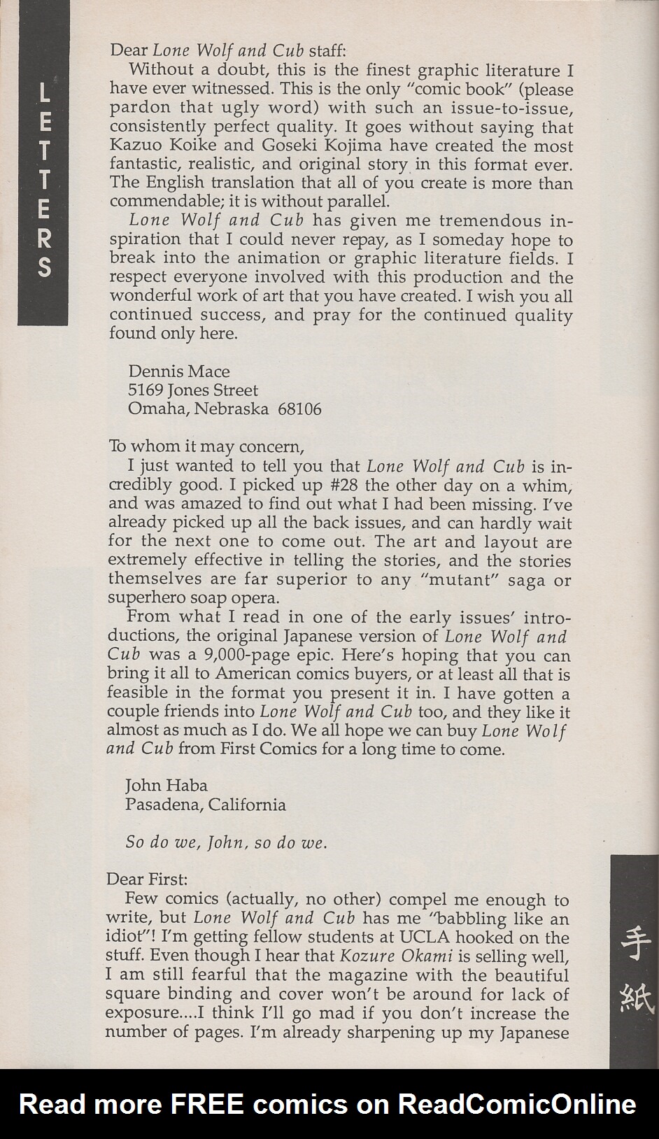 Read online Lone Wolf and Cub comic -  Issue #31 - 85