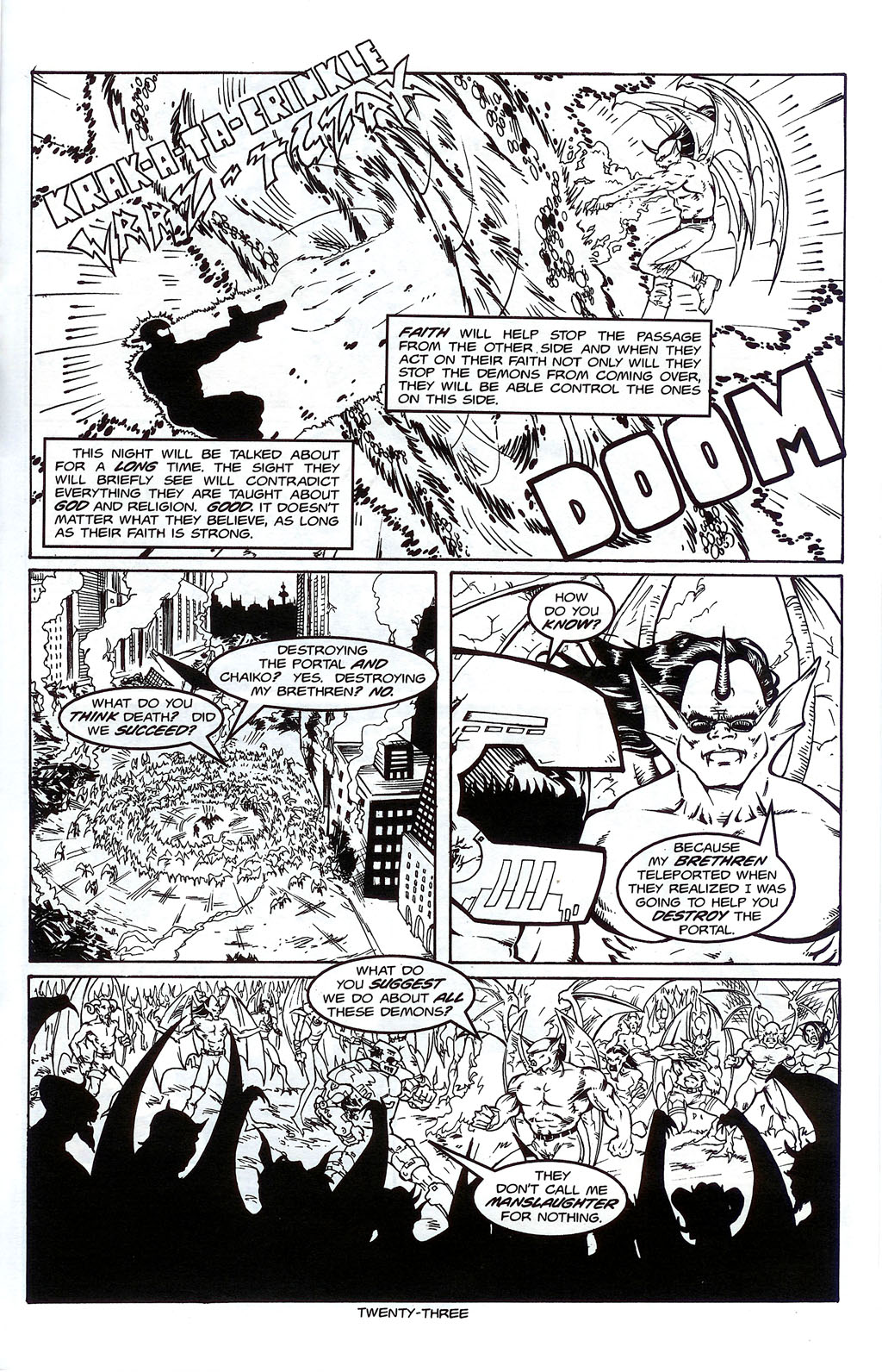 Read online Manslaughter comic -  Issue # Full - 25