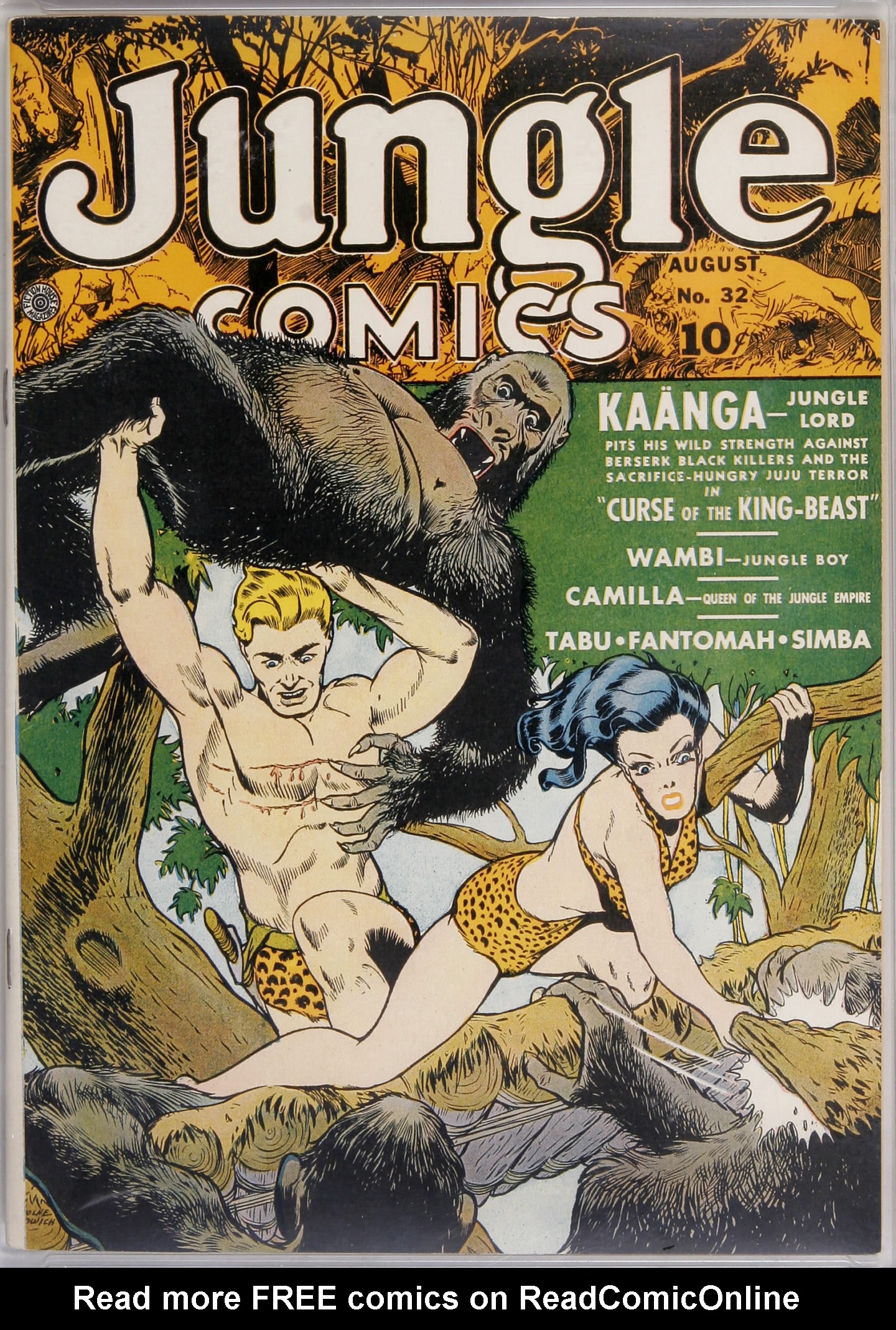 Read online Jungle Comics comic -  Issue #32 - 2