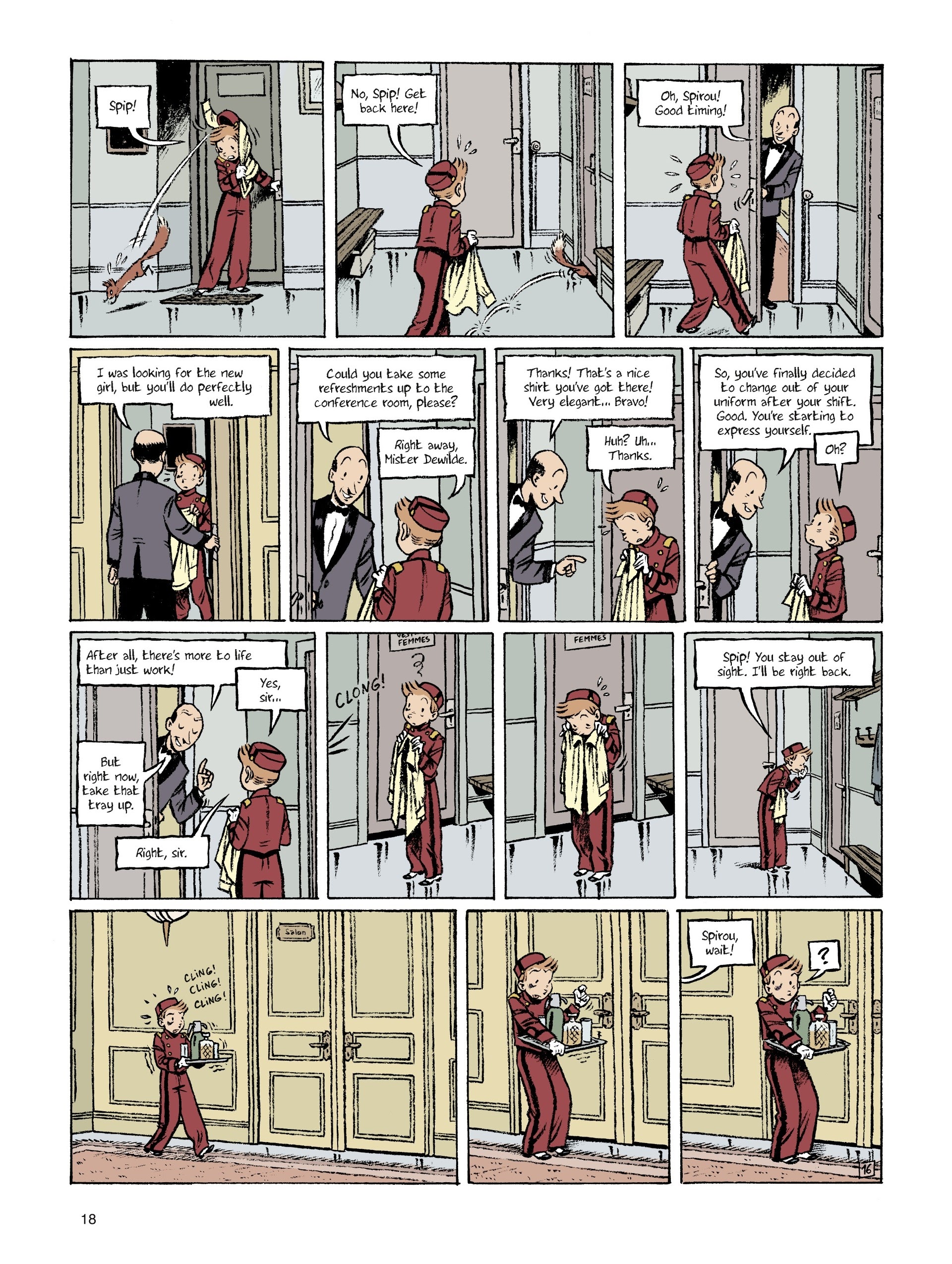 Read online Spirou: The Diary of a Naive Young Man comic -  Issue # TPB - 18