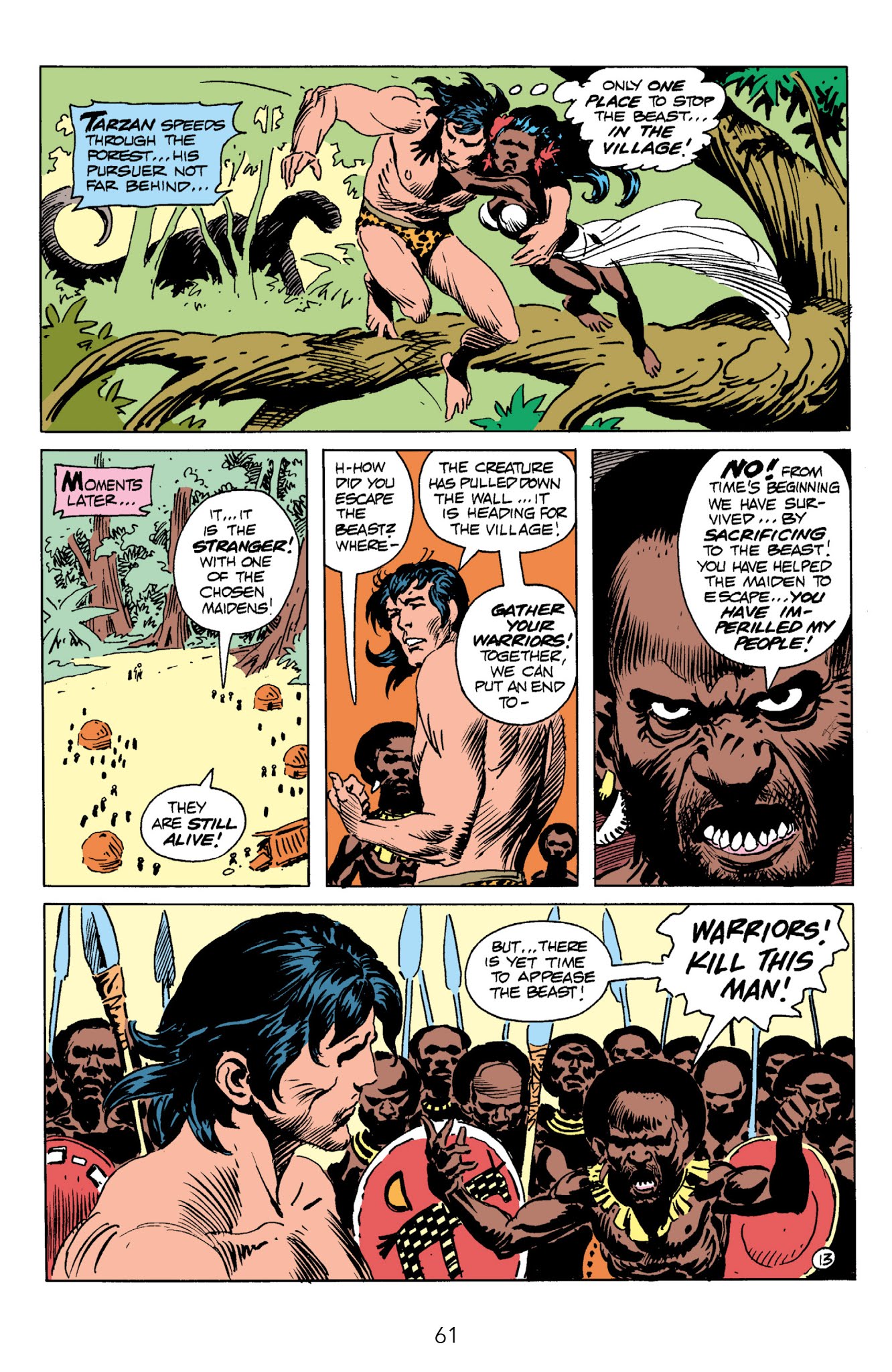 Read online Edgar Rice Burroughs' Tarzan The Joe Kubert Years comic -  Issue # TPB 3 (Part 1) - 62