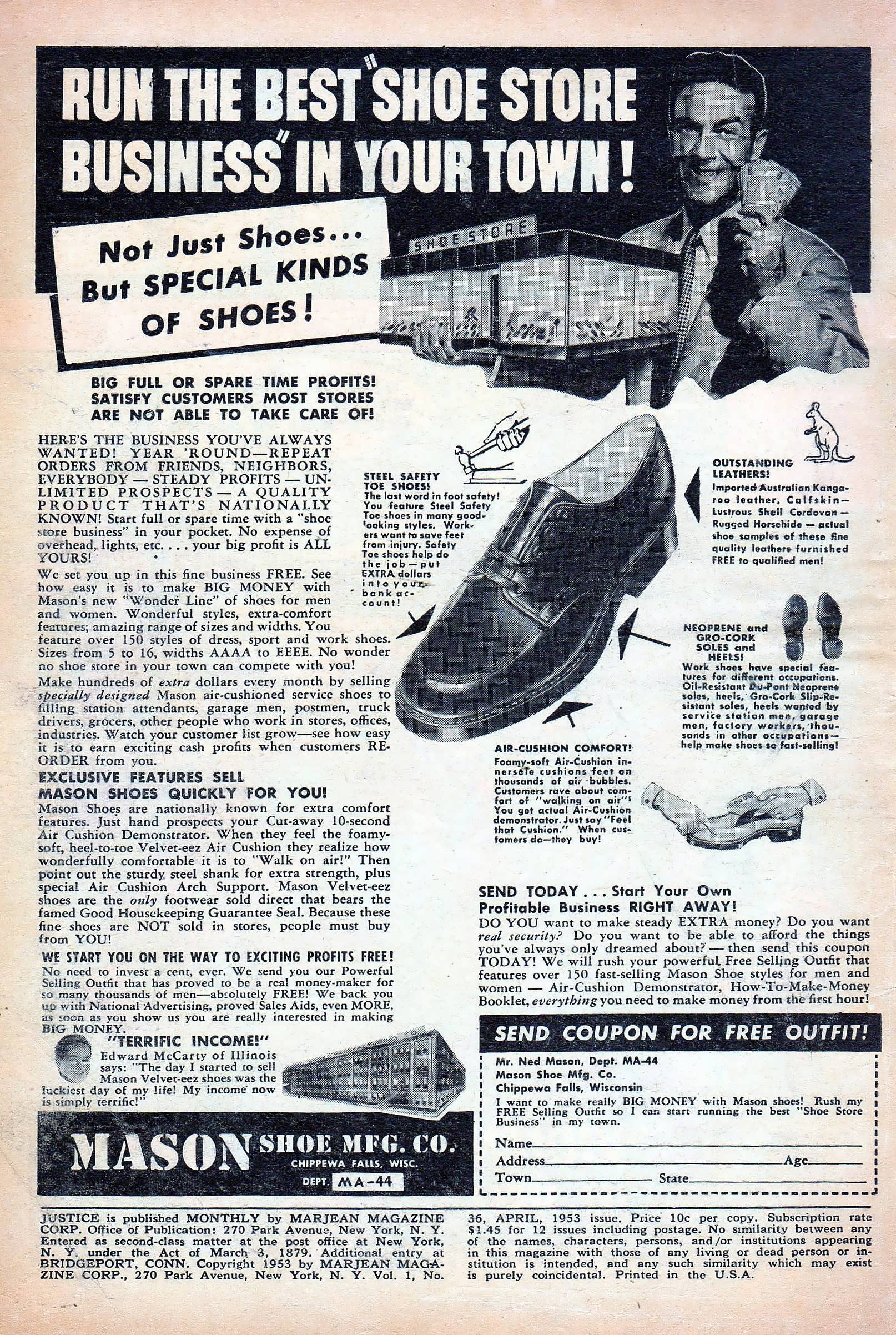 Read online Justice (1947) comic -  Issue #36 - 2