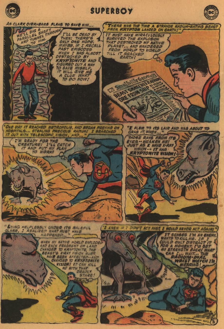 Read online Superboy (1949) comic -  Issue #61 - 14