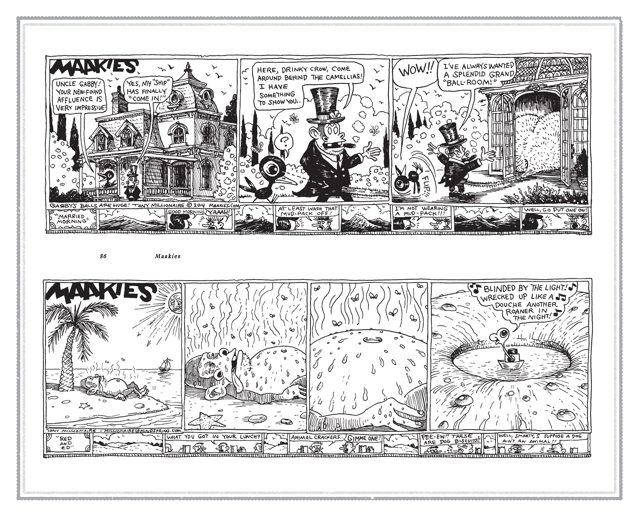 Read online Drinky Crow Drinks Again comic -  Issue # TPB - 85
