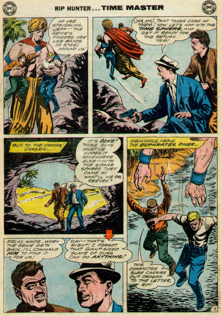 Read online Rip Hunter...Time Master comic -  Issue #8 - 9