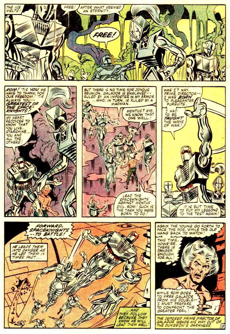 Read online ROM (1979) comic -  Issue #25 - 16