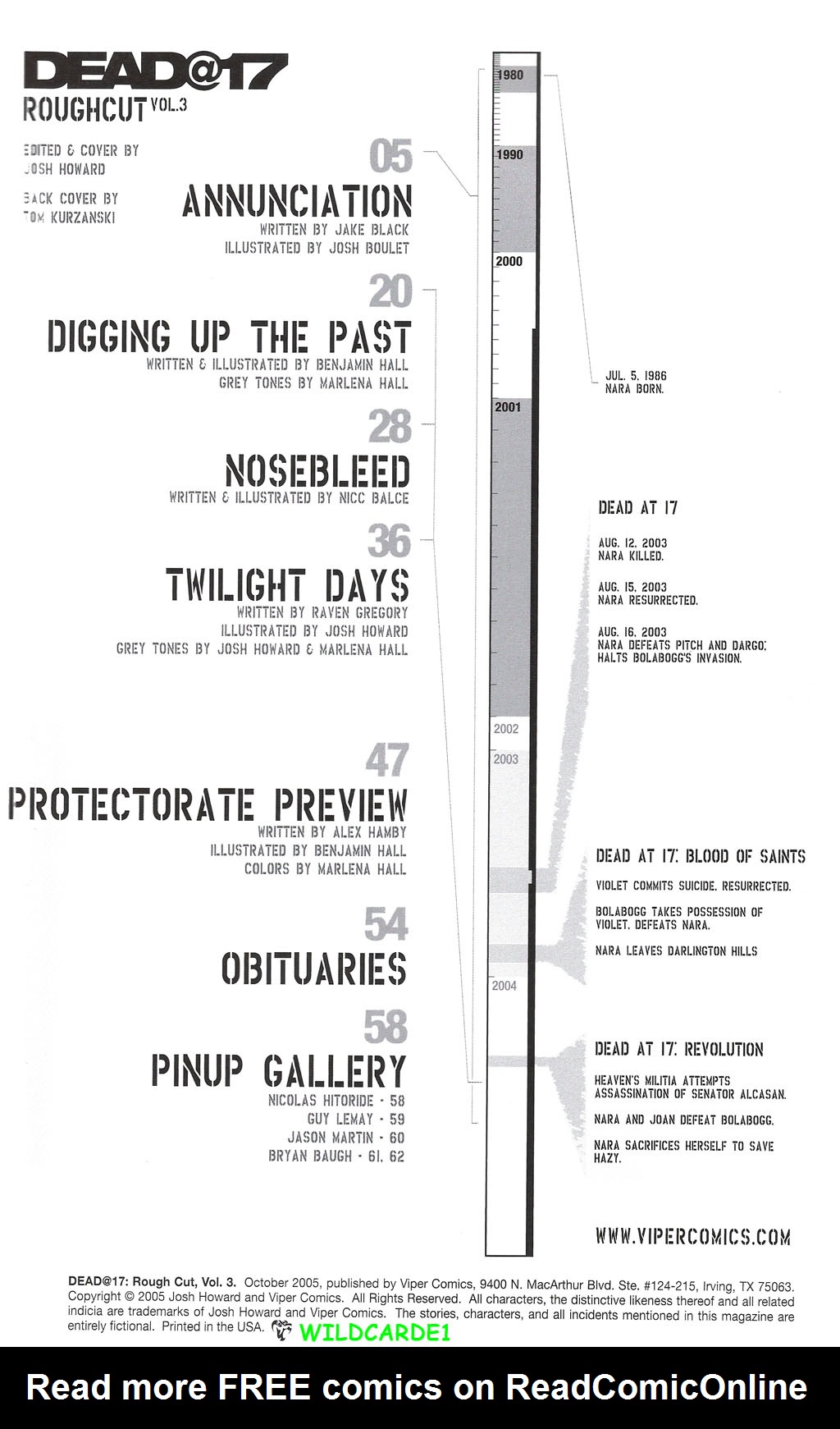 Read online Dead@17: Rough Cut comic -  Issue #3 - 3