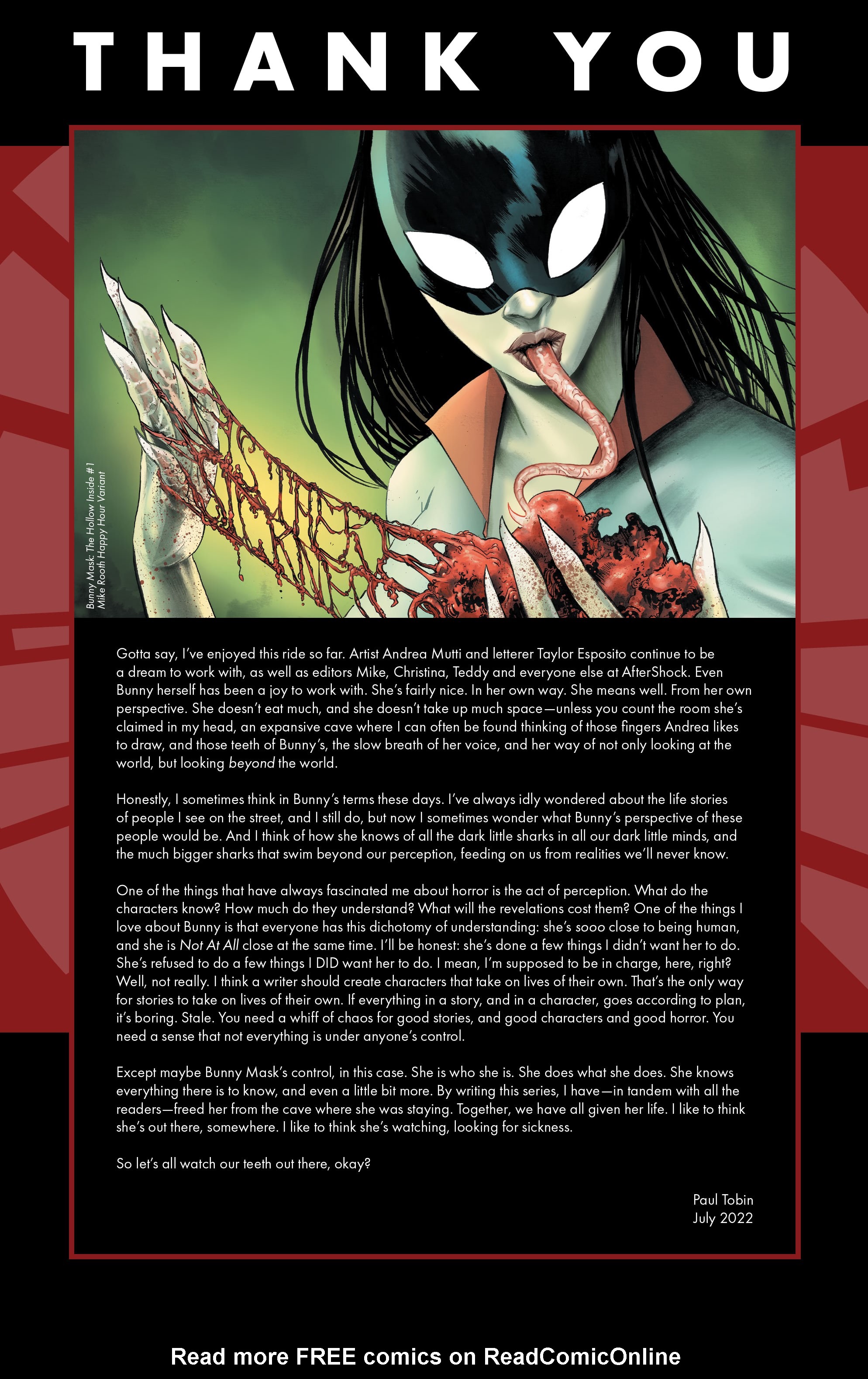 Read online Bunny Mask: The Hollow Inside comic -  Issue #4 - 27
