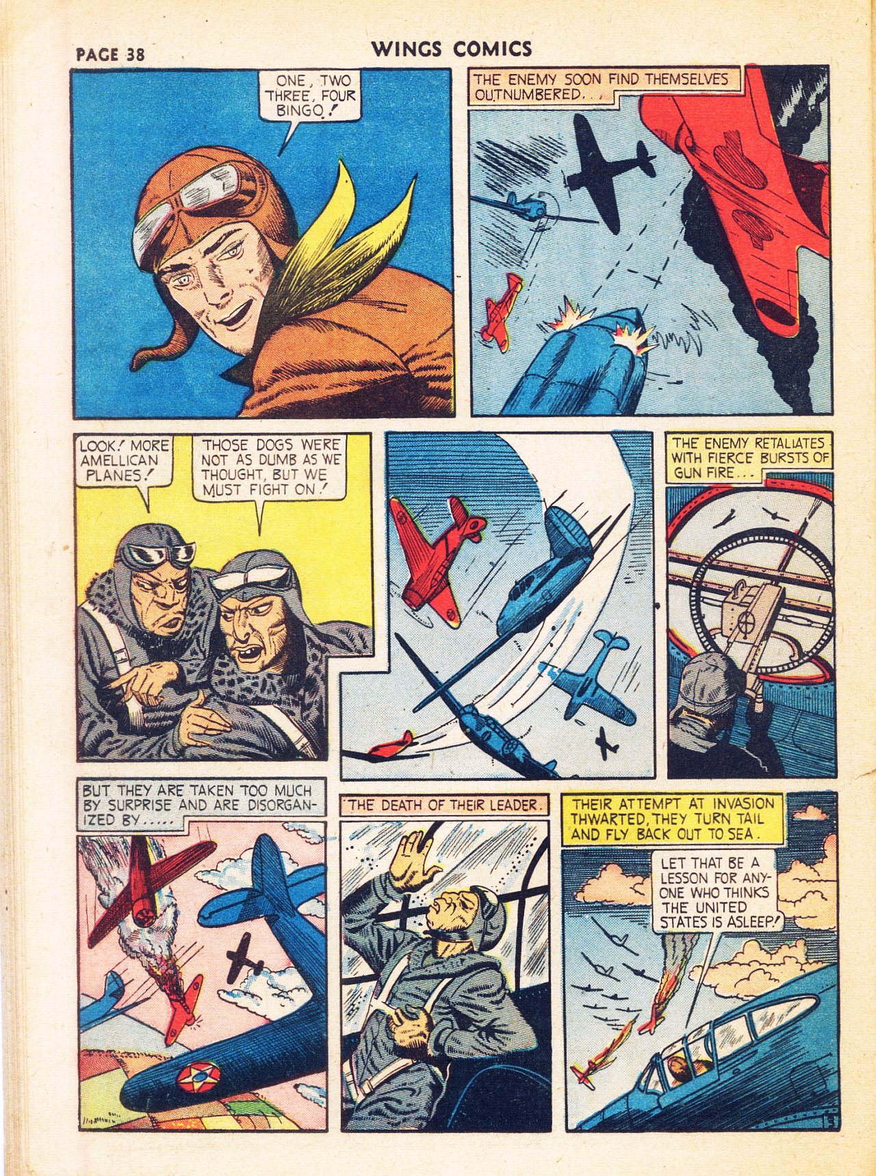 Read online Wings Comics comic -  Issue #8 - 40