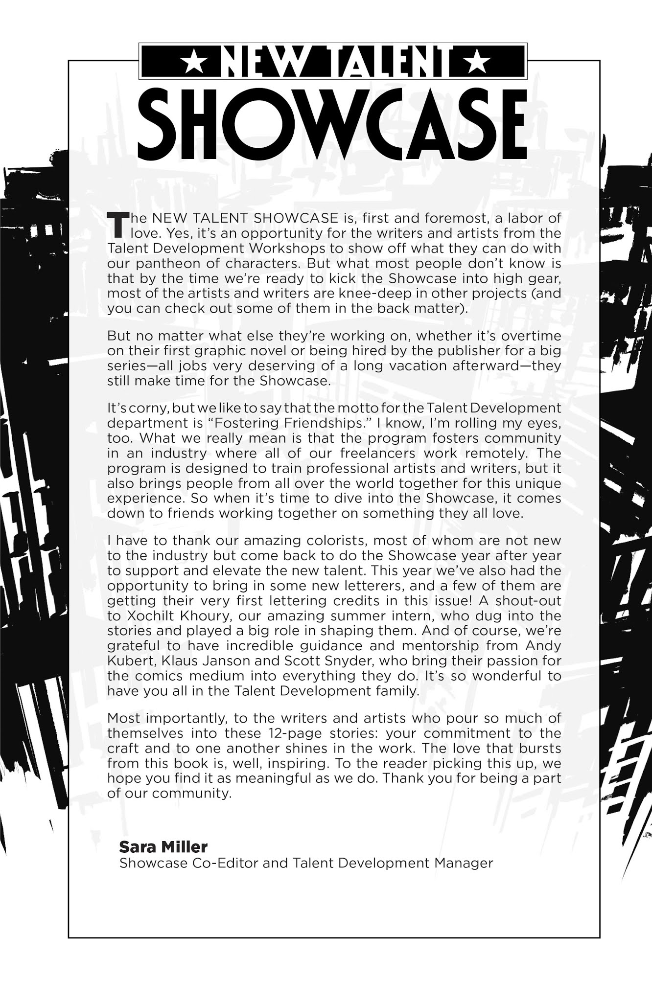 Read online New Talent Showcase 2018 comic -  Issue # Full - 2