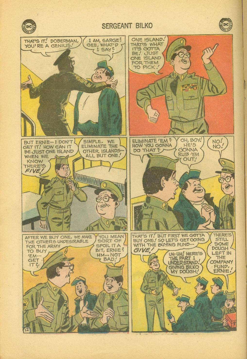 Read online Sergeant Bilko comic -  Issue #13 - 16