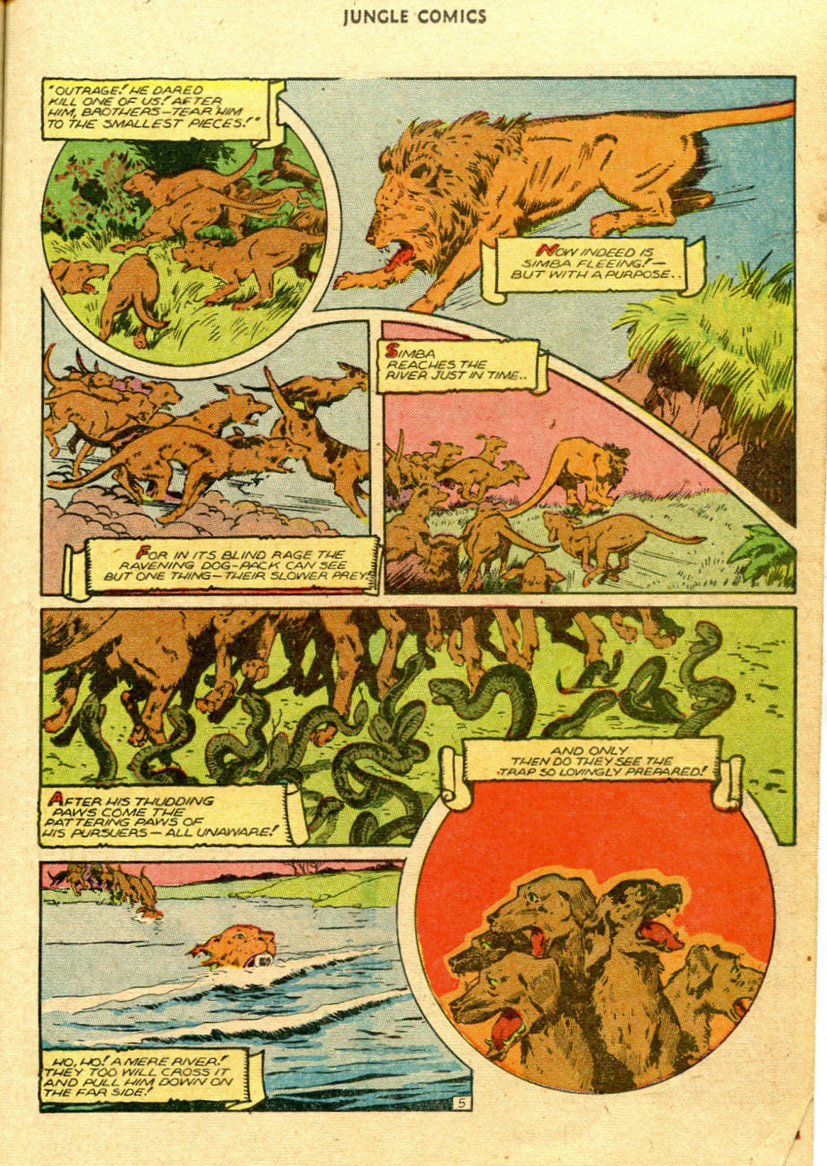 Read online Jungle Comics comic -  Issue #75 - 17