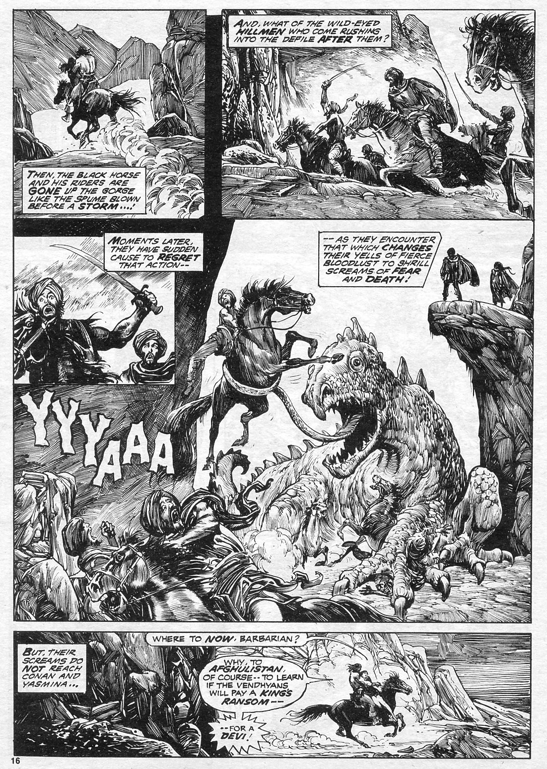 Read online The Savage Sword Of Conan comic -  Issue #17 - 16