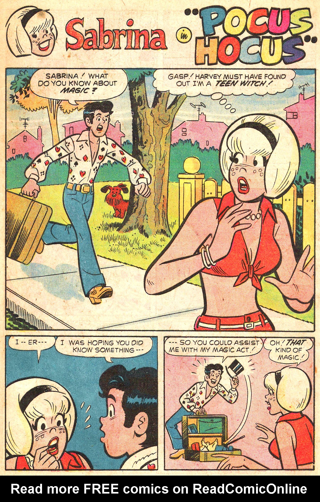 Read online Sabrina The Teenage Witch (1971) comic -  Issue #27 - 28