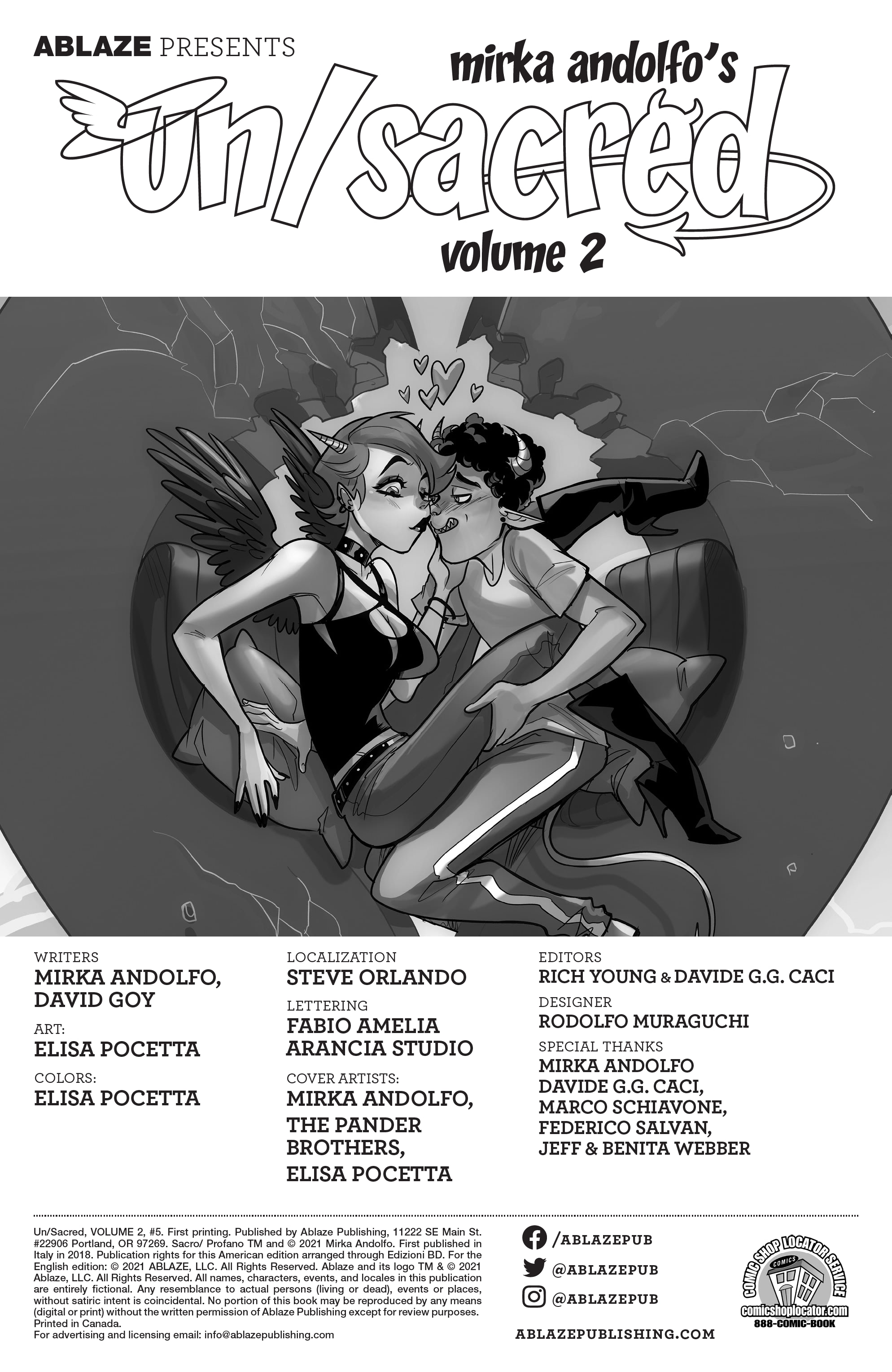 Read online Un/Sacred Vol. 2 comic -  Issue #5 - 2