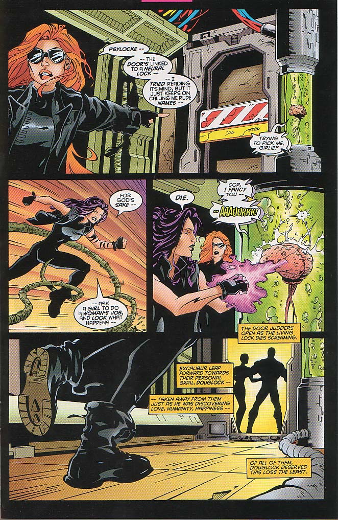 Read online Excalibur (1988) comic -  Issue #94 - 17