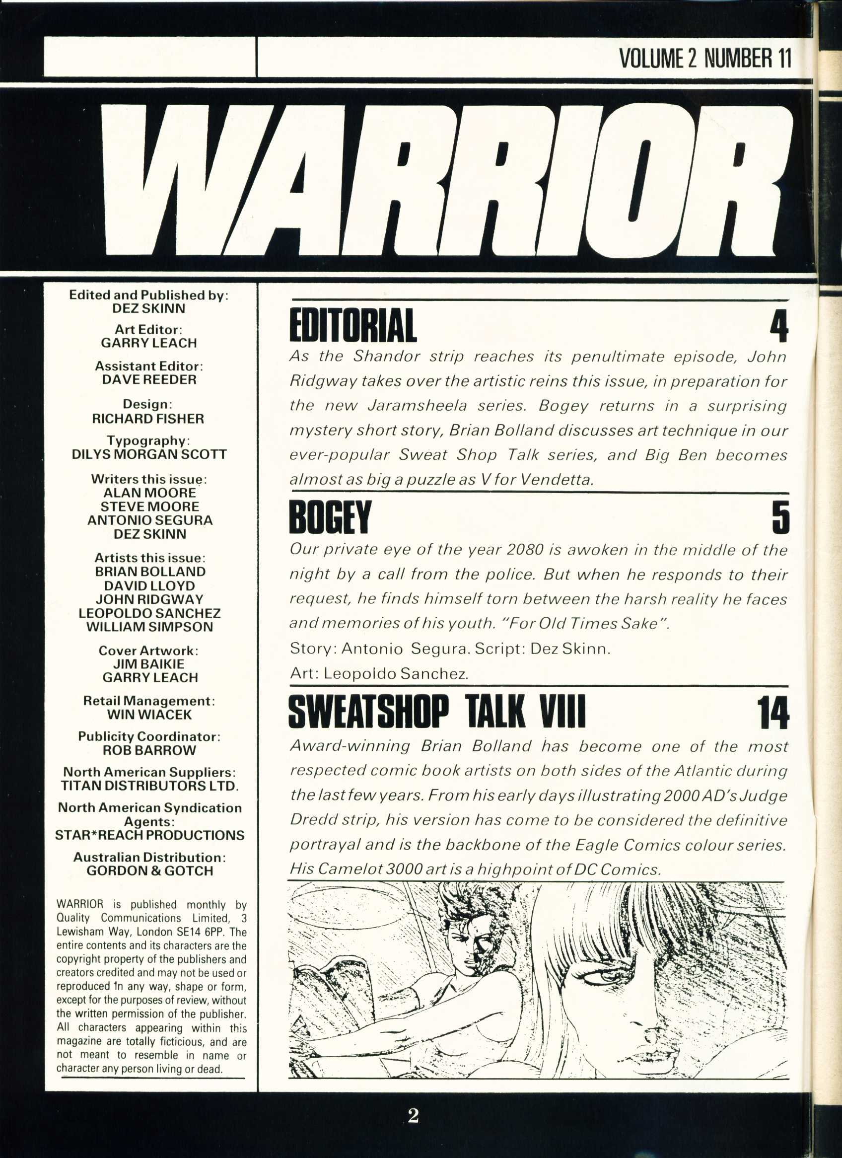 Read online Warrior comic -  Issue #23 - 2