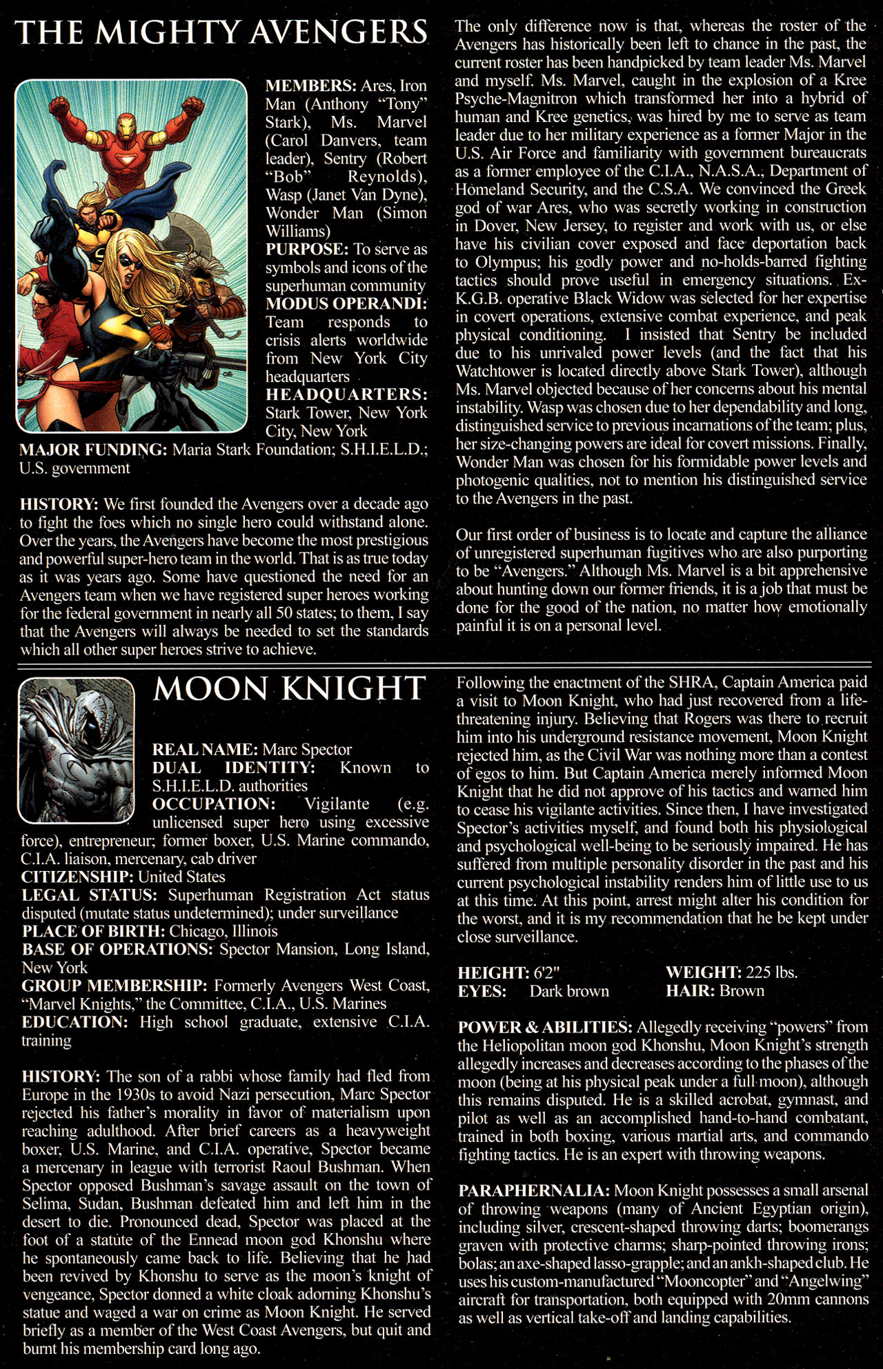 Read online Civil War: Battle Damage Report comic -  Issue # Full - 36