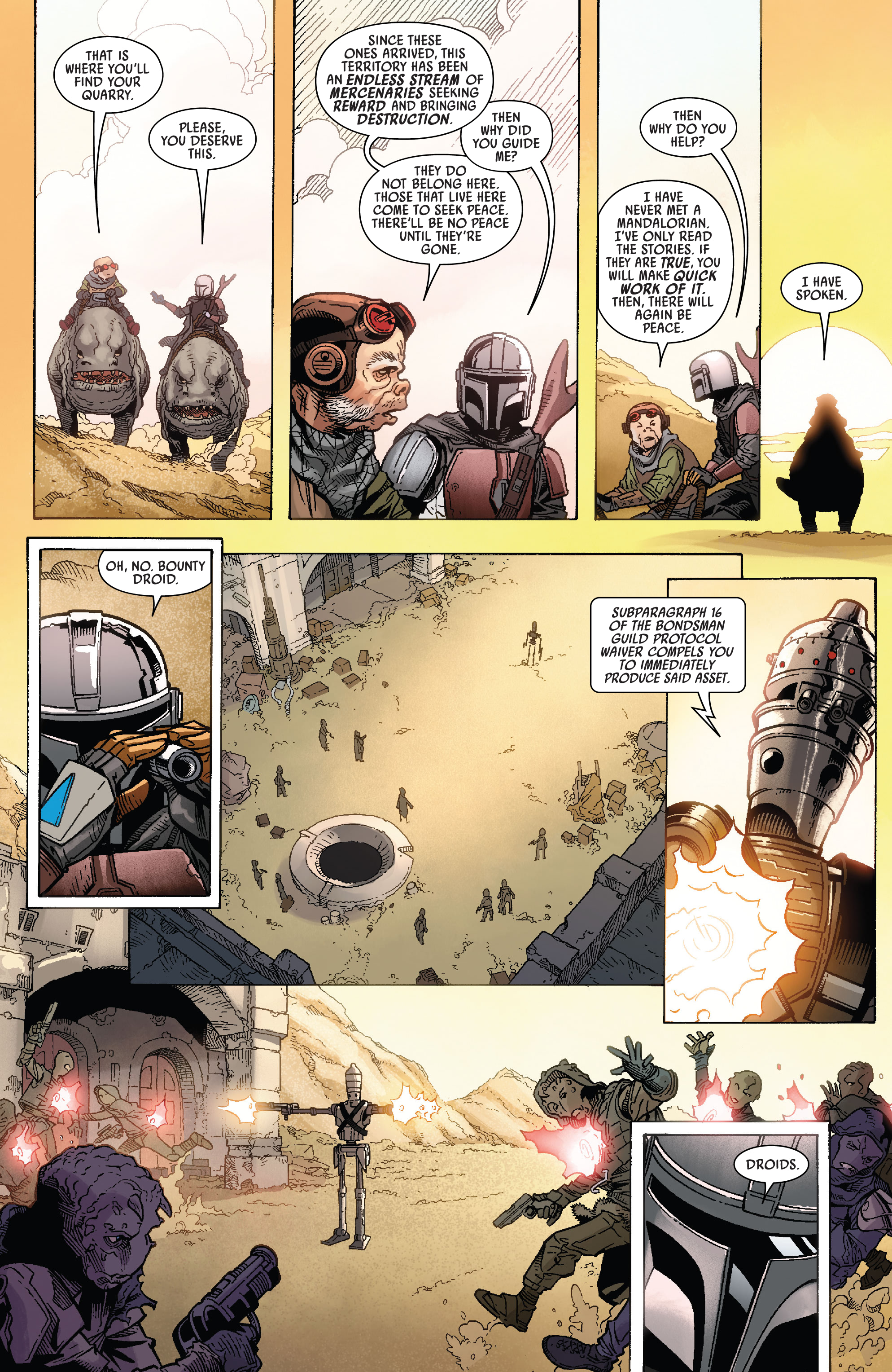 Read online Star Wars: The Mandalorian comic -  Issue #1 - 29