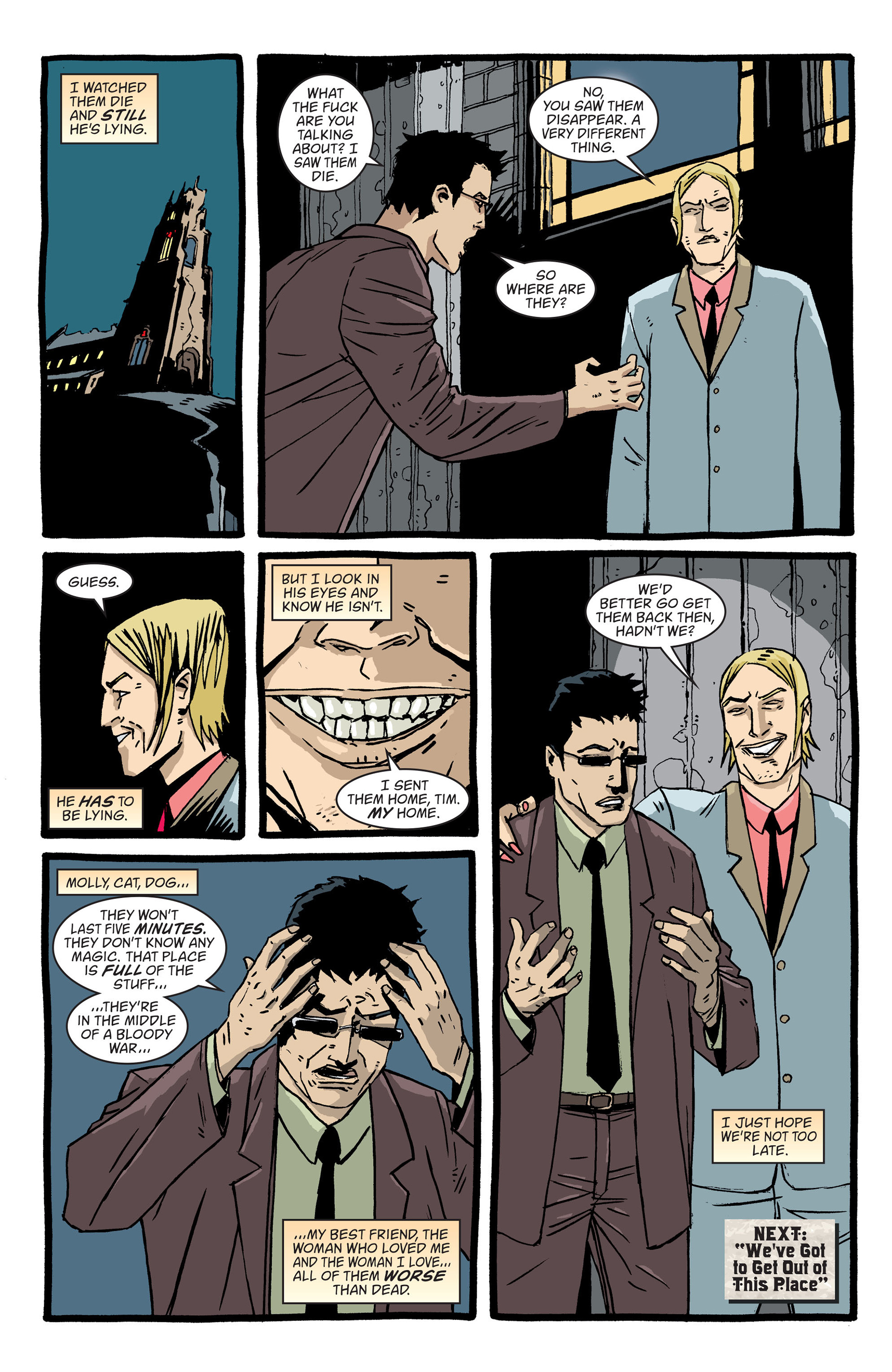 Read online Books of Magick: Life During Wartime comic -  Issue #7 - 21