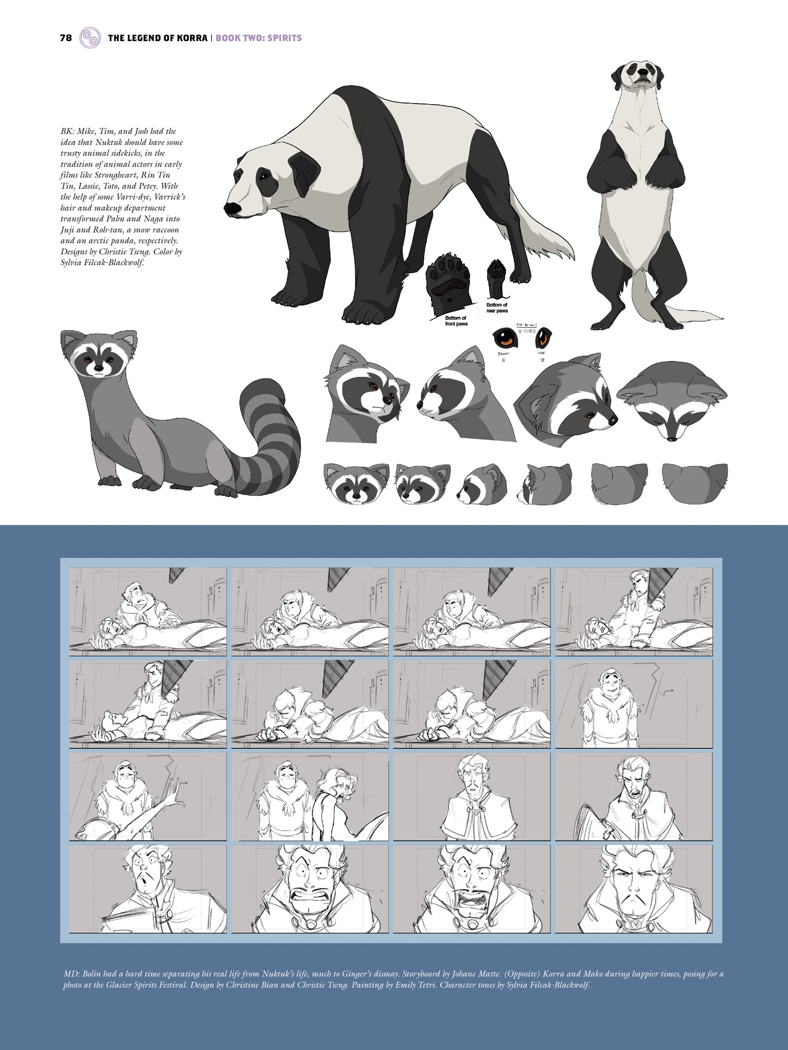 Read online The Legend of Korra: The Art of the Animated Series comic -  Issue # TPB 2 - 72