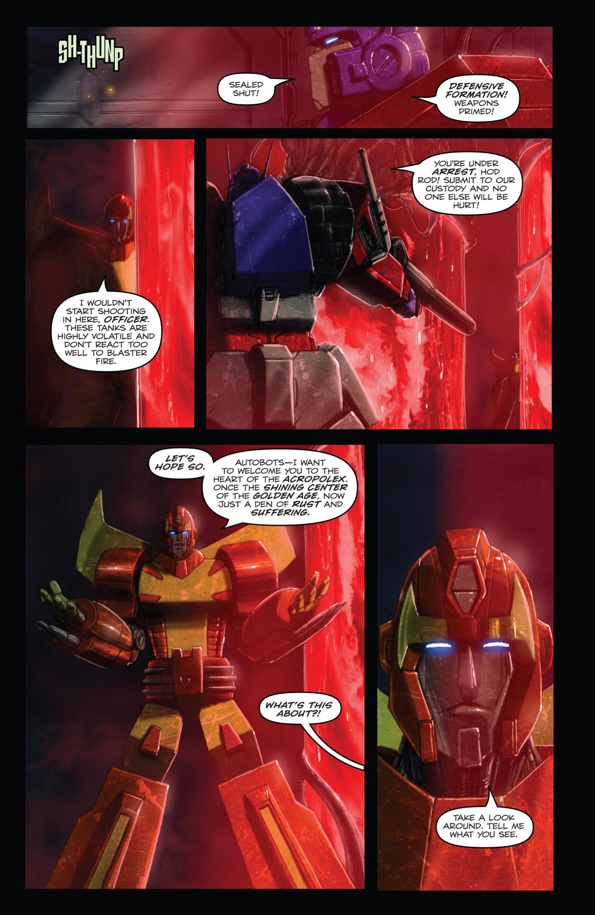Read online Transformers: Autocracy comic -  Issue # Full - 49