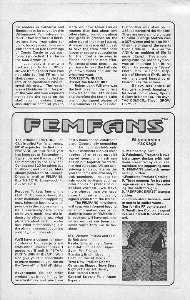 Read online Femforce comic -  Issue #89 - 27