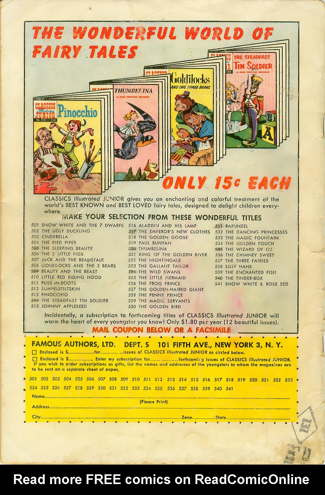 Read online Classics Illustrated Junior comic -  Issue #540 - 34