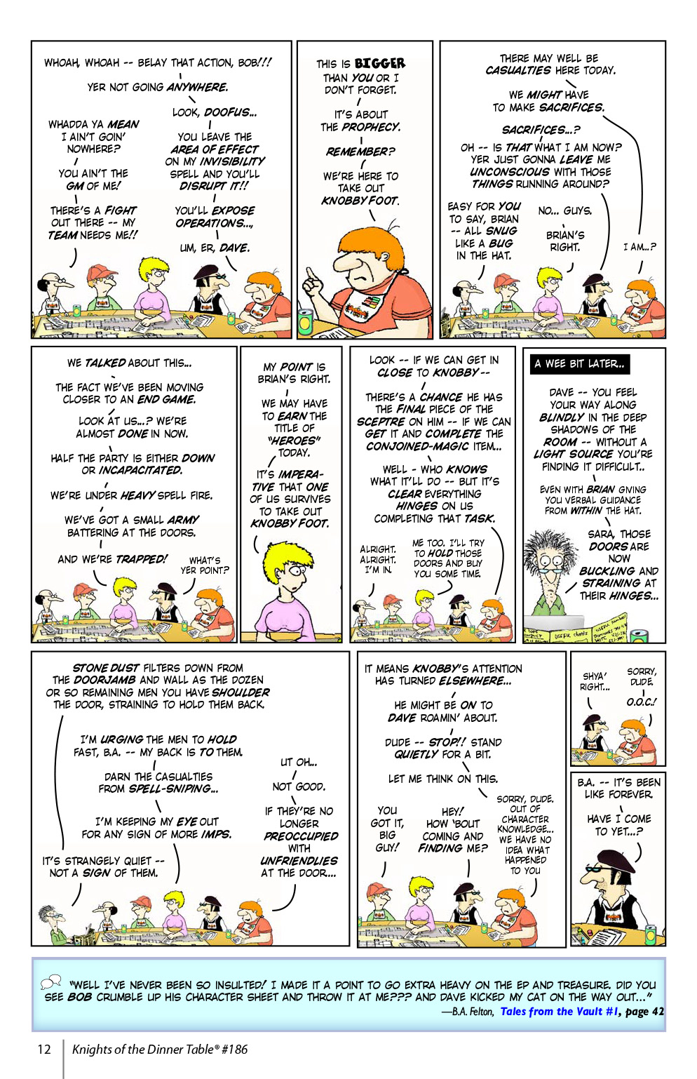 Read online Knights of the Dinner Table comic -  Issue #186 - 14