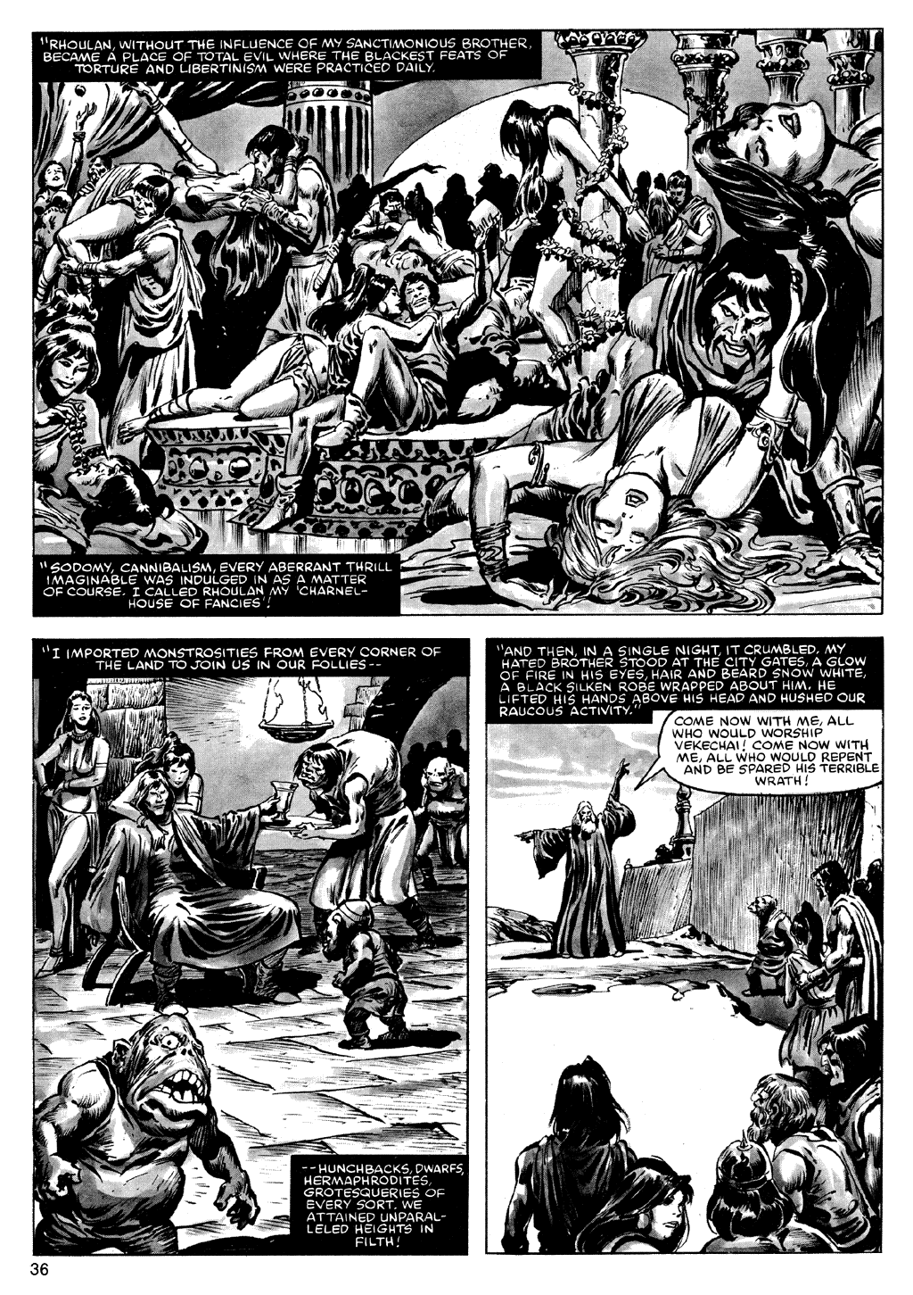 Read online The Savage Sword Of Conan comic -  Issue #72 - 36